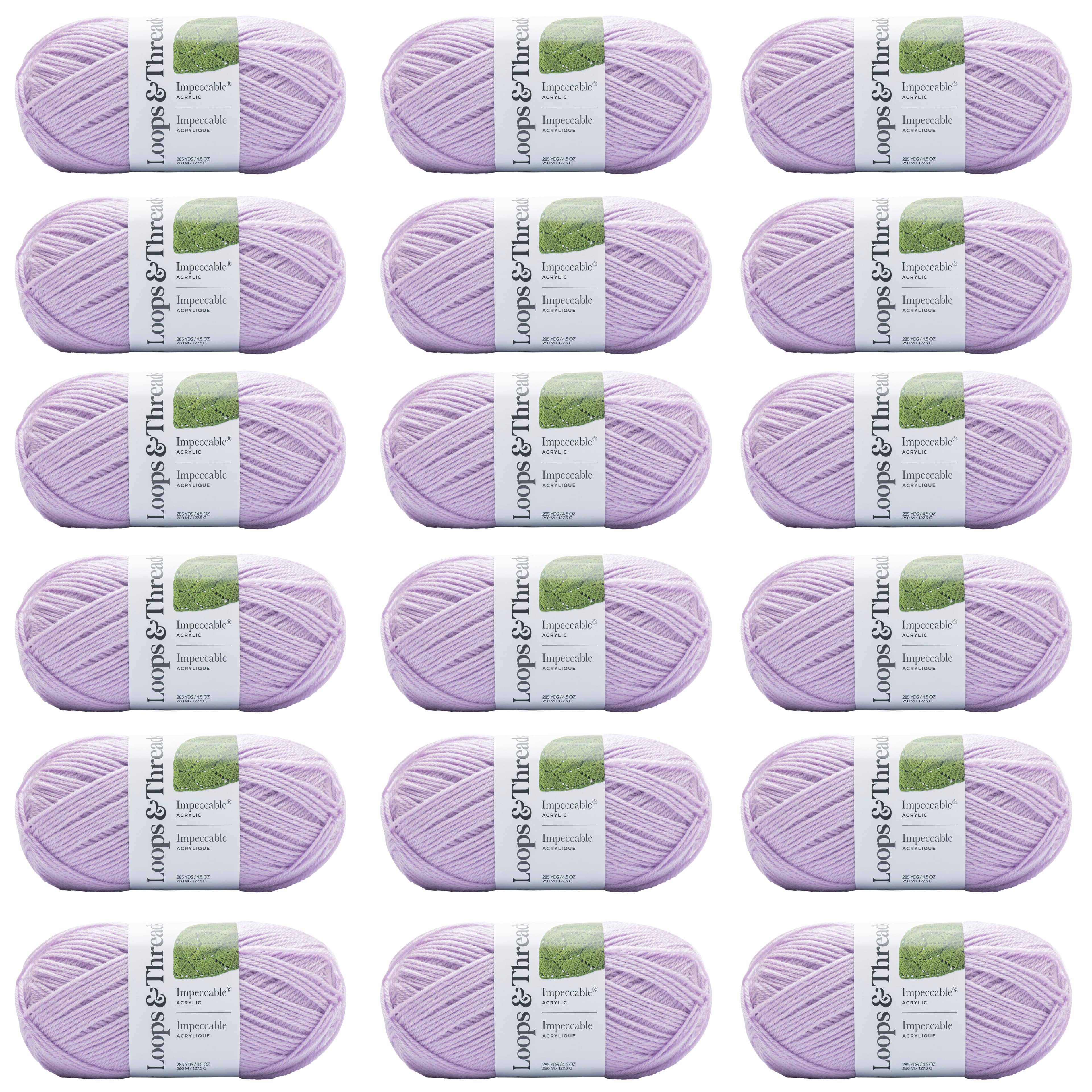 18 Pack: Impeccable® Solid Yarn by Loops & Threads®