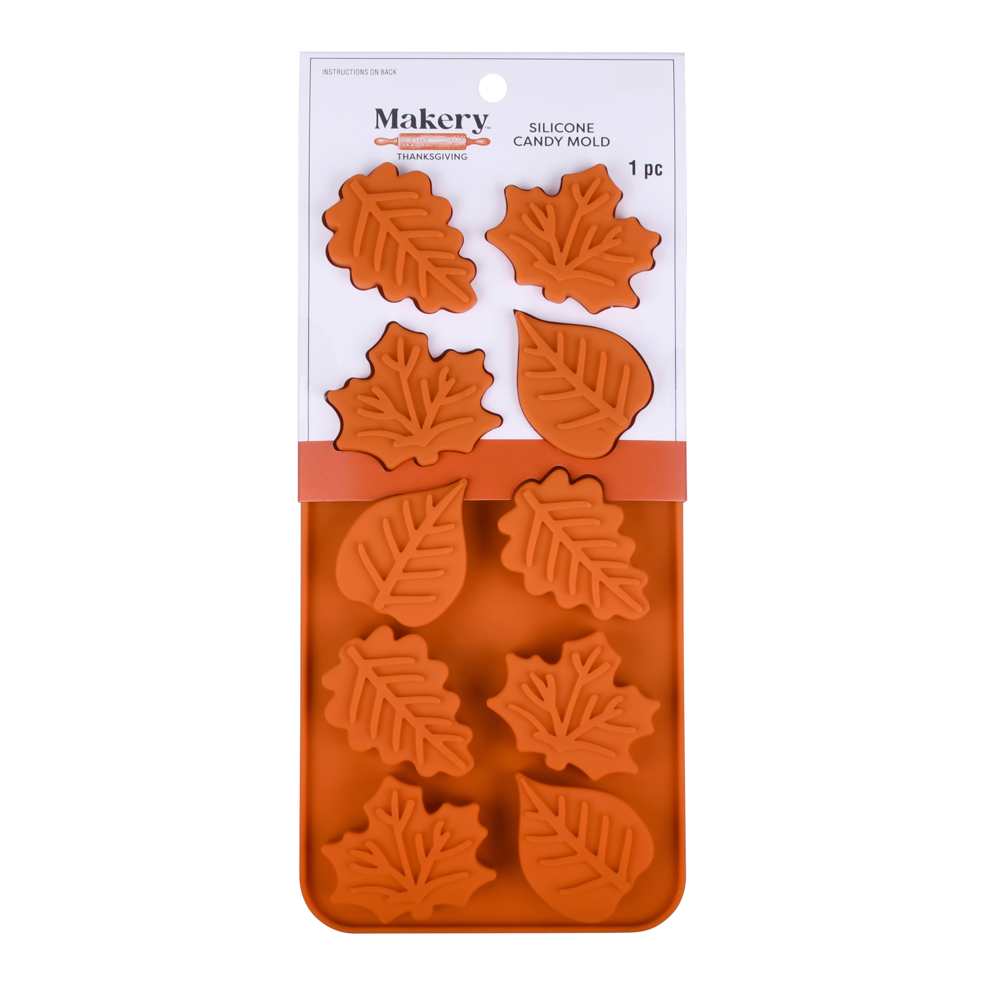 Thanksgiving Leaves Silicone Candy Mold by Makery&#x2122;