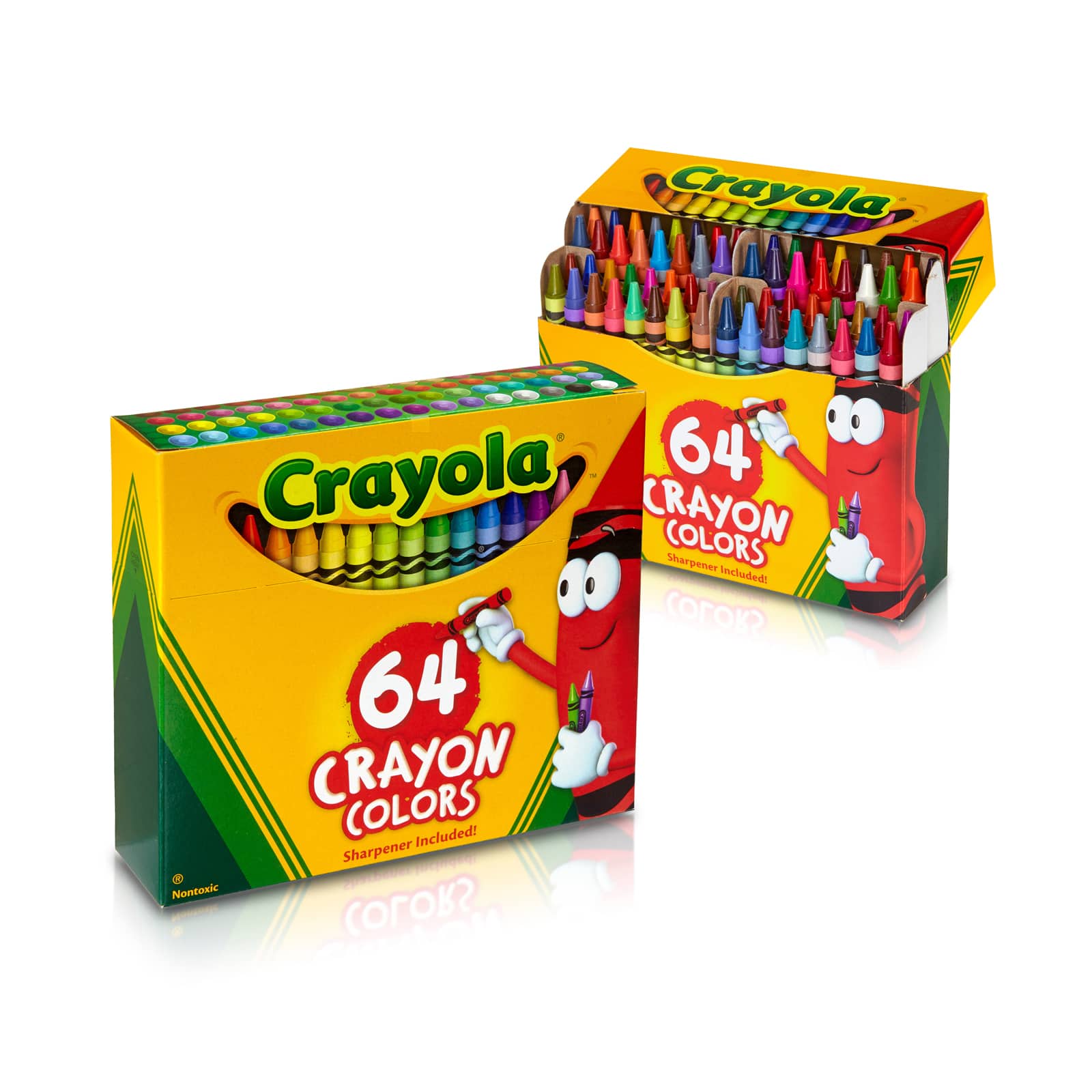 Crayola Crayons, 64 Ct, Back to School Supplies for Kids, Teacher Supplies,  Gift