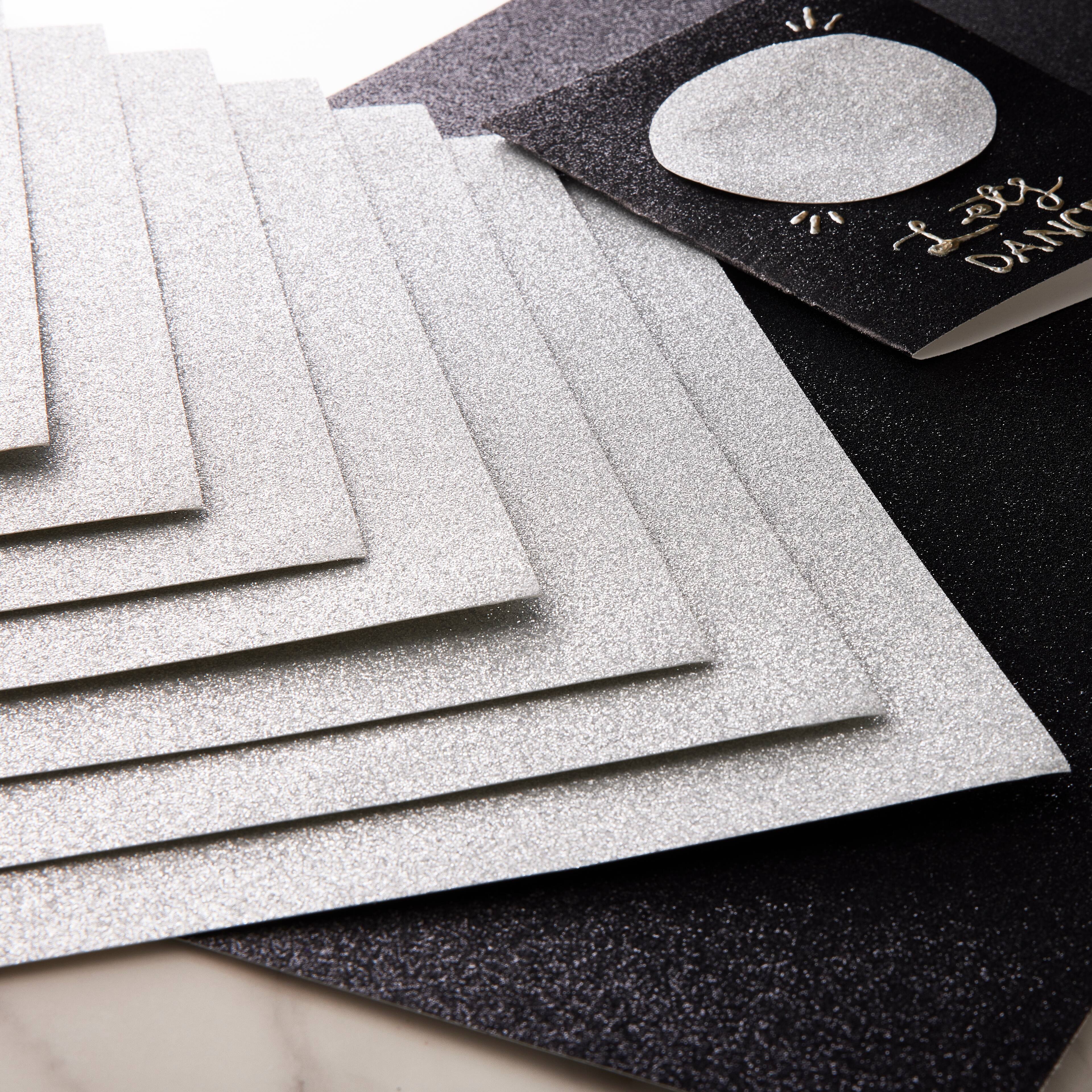 6 Packs: 24 ct. (144 total) Glitter 12" x 12" Cardstock Paper by Recollections™