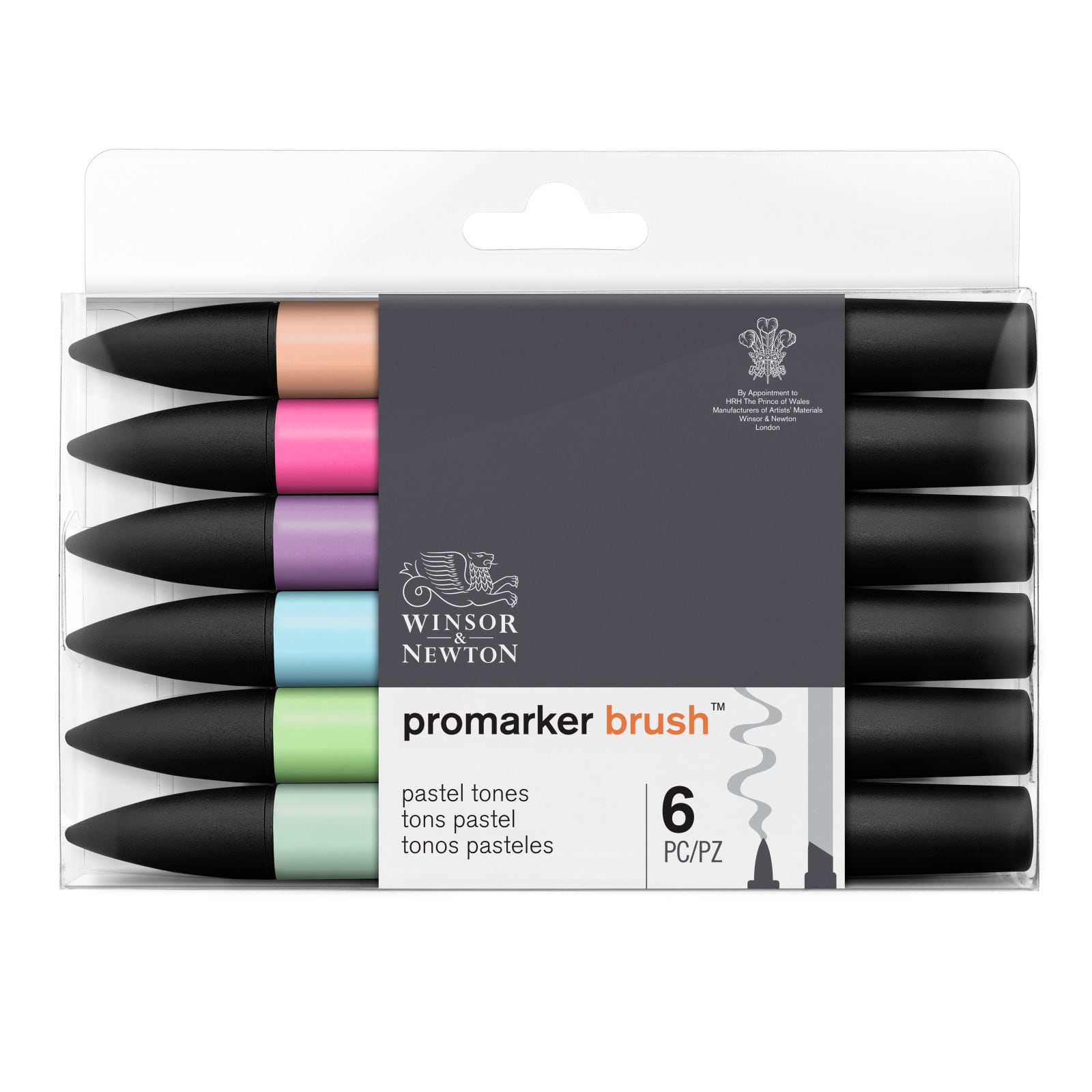 Winsor & Newton® 6 Pastel Promarker Brush™ Set