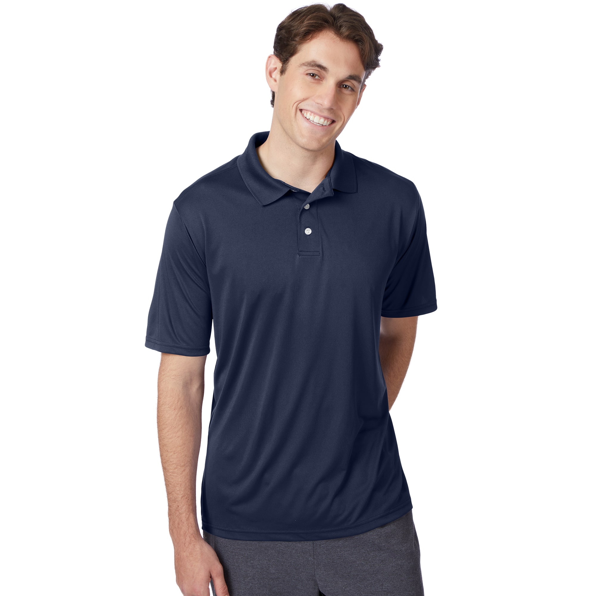 Hanes Men&#x27;s Cool DRI Polo Shirt