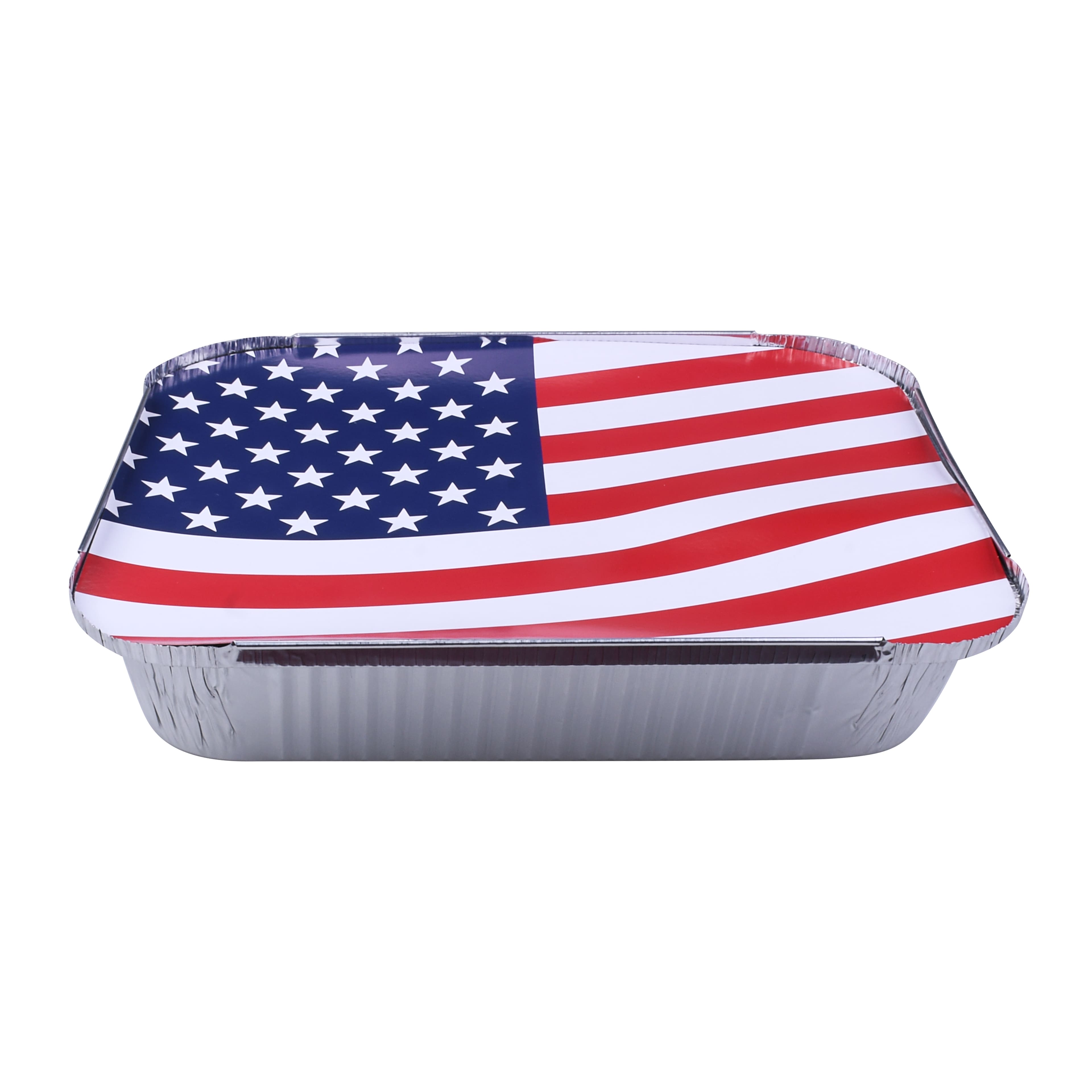 Red, White & Blue Flag Foil Baking Pans, 2ct. by Celebrate It®