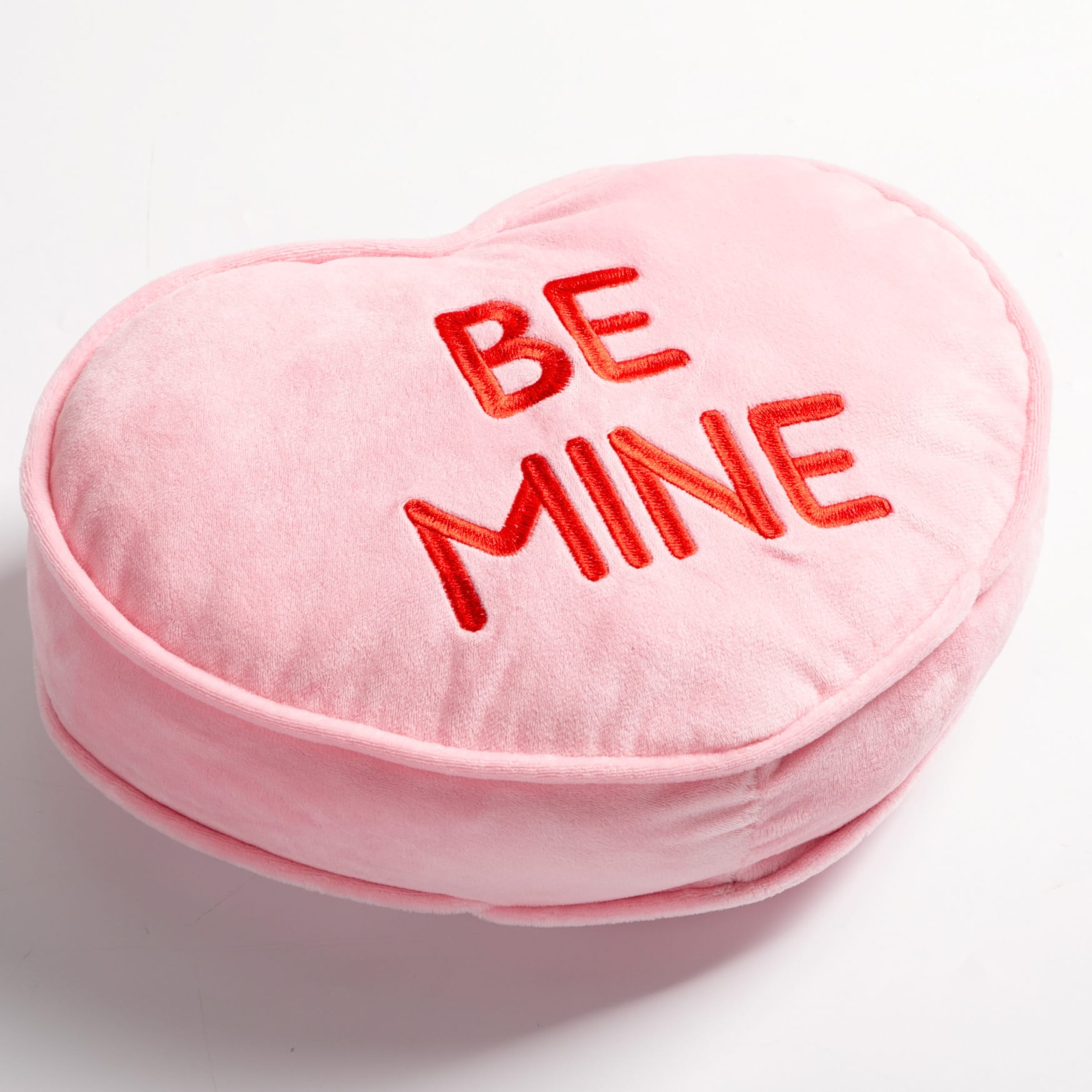 12" Pink Be Mine Heart Shaped Pillow by Ashland®