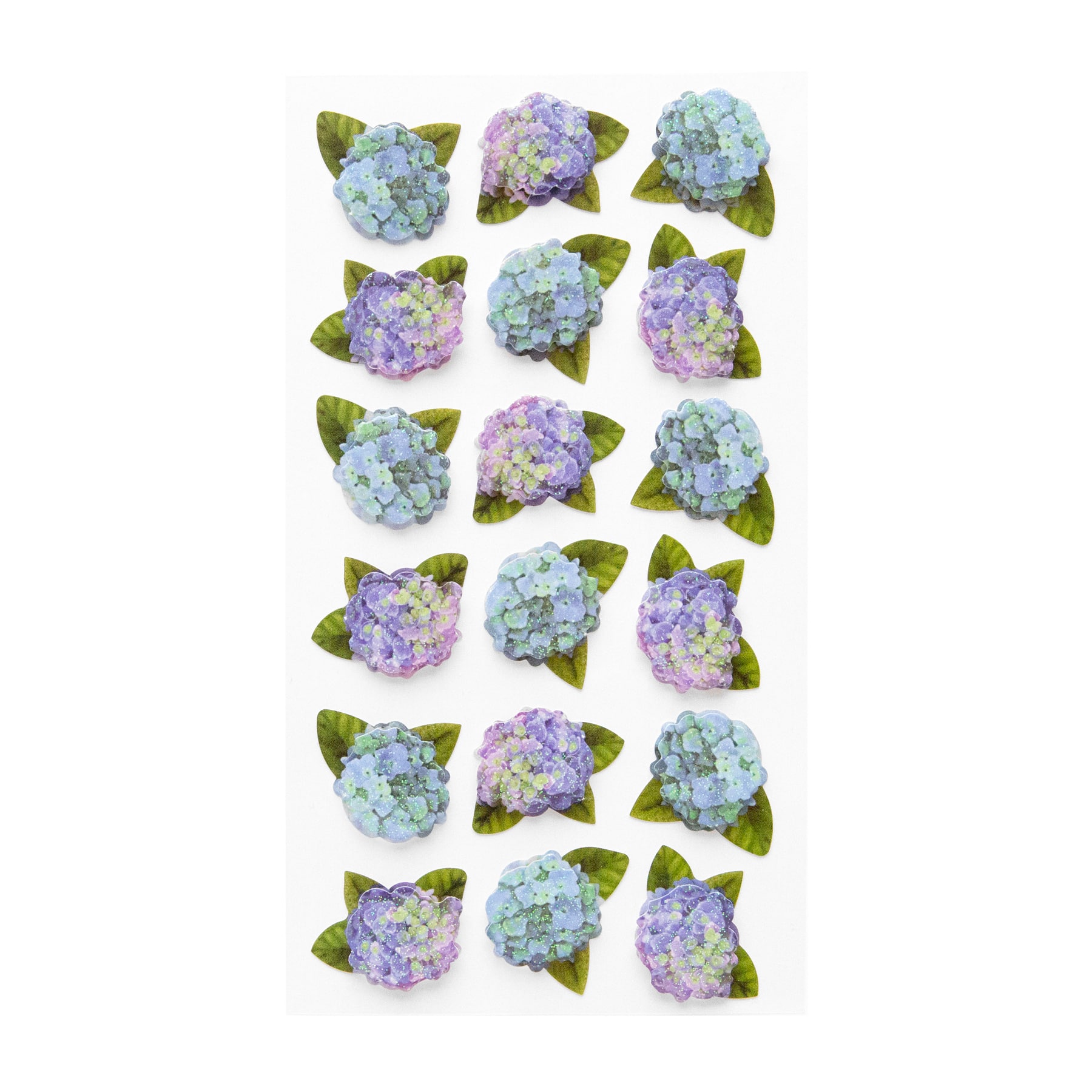 12 Pack: Hydrangea Dimensional Stickers by Recollections™