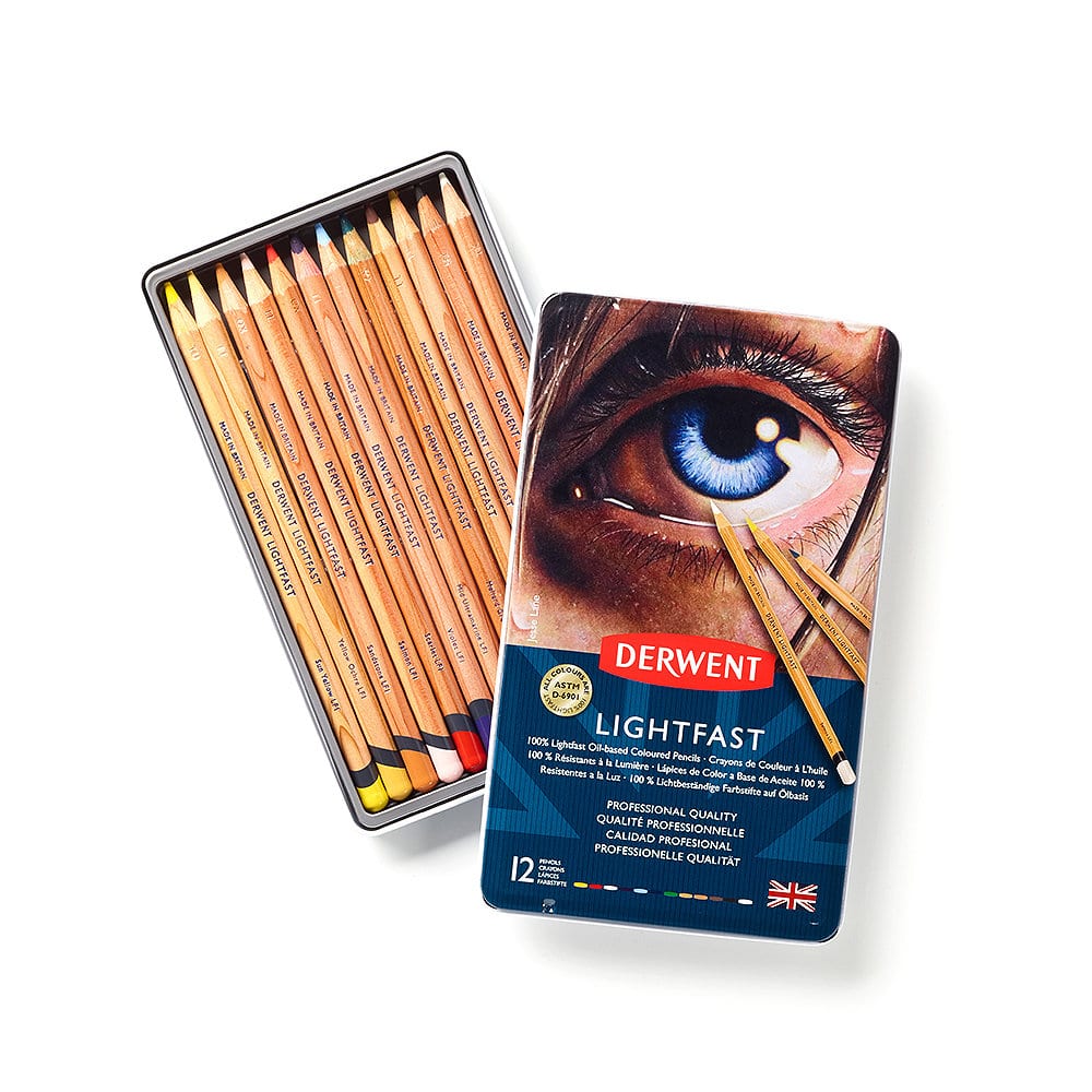 Dewent 12 Lightfast Colored Pencils Set