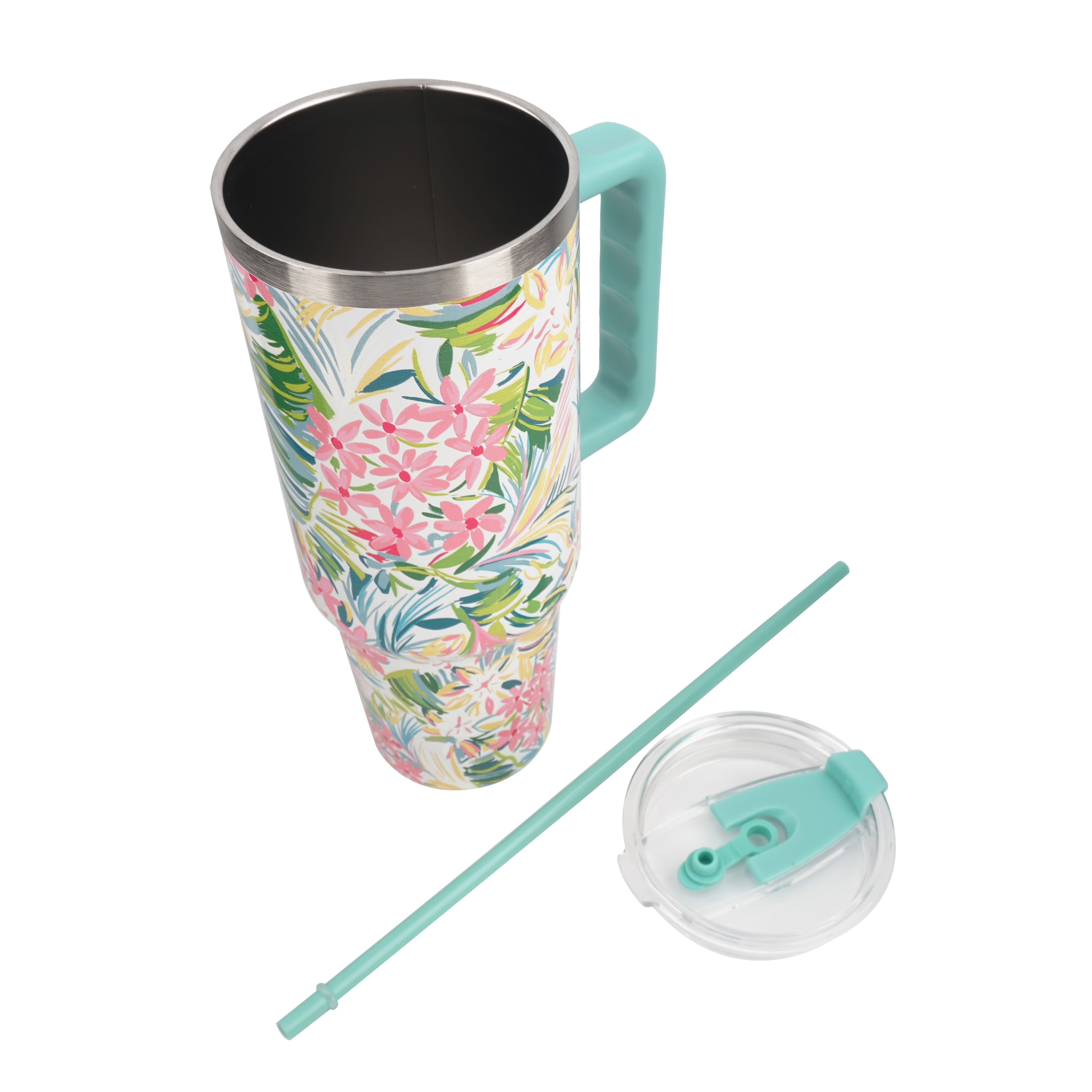 40oz. Tropical Toss Stainless Steel Insulated Tumbler by Celebrate It&#x2122;