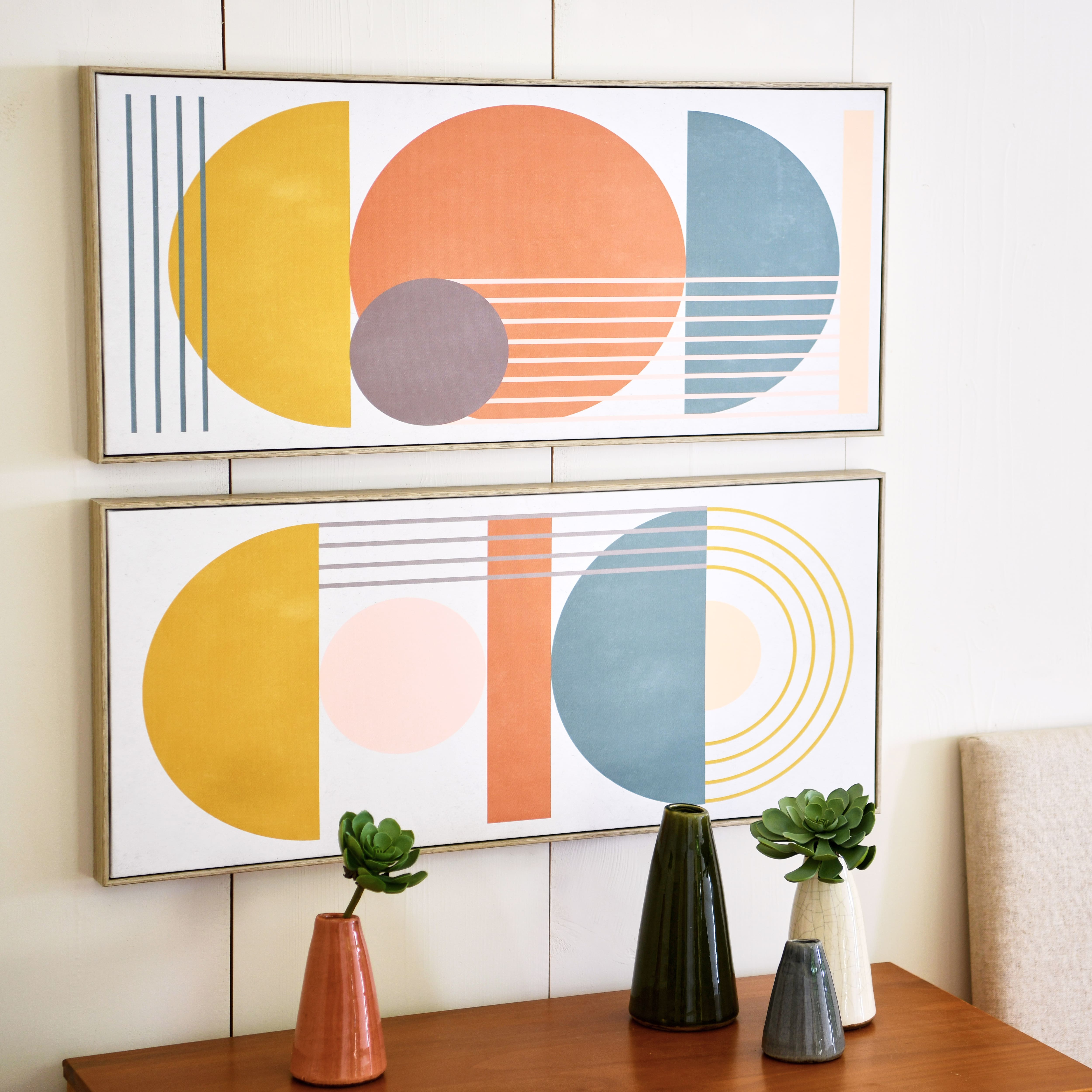 Framed Modern Abstract Canvas