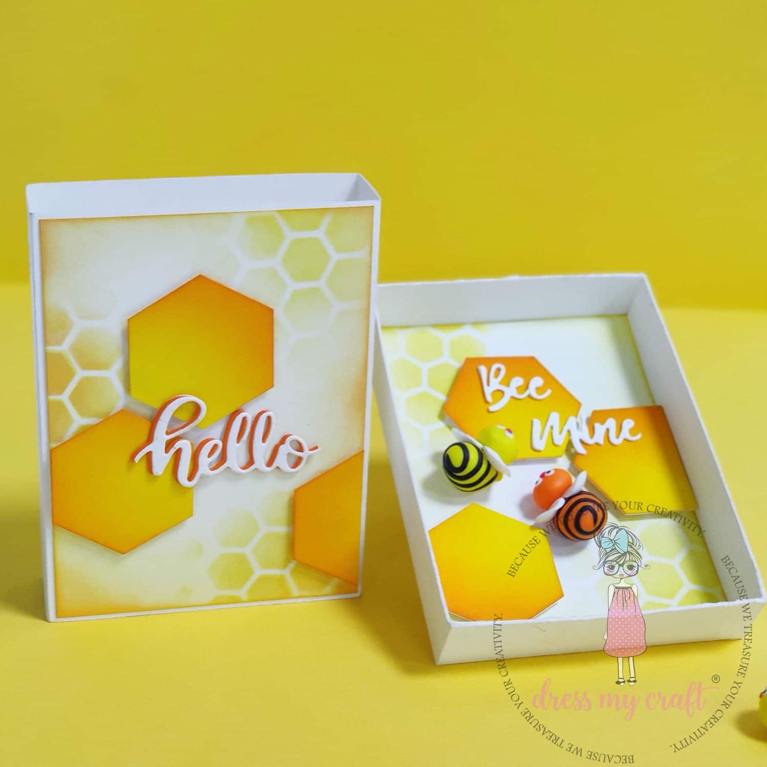 Dress My Craft® 1.5" Hexagon Designer Punch