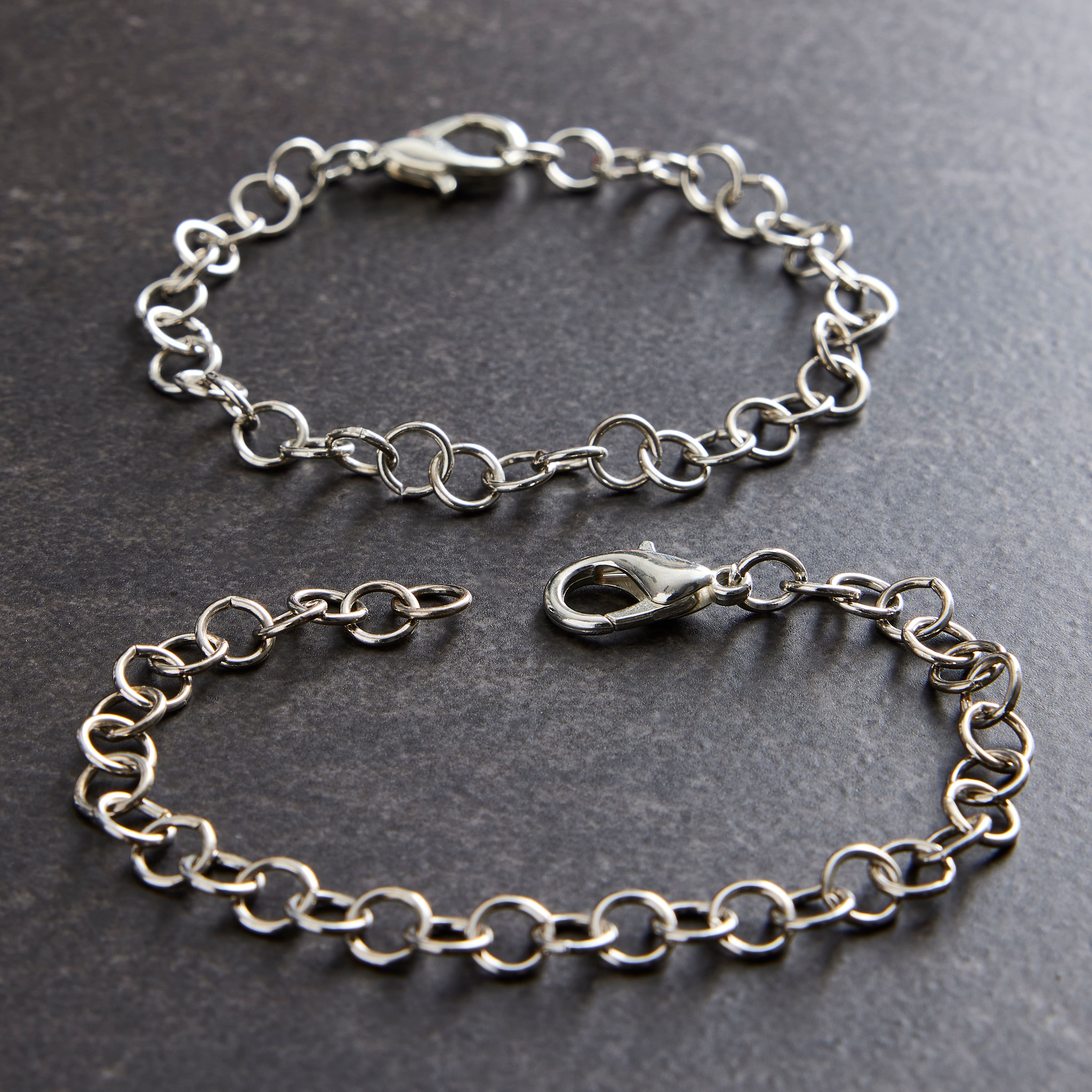 Silver Bracelet Chains by Creatology&#x2122;, 2ct.