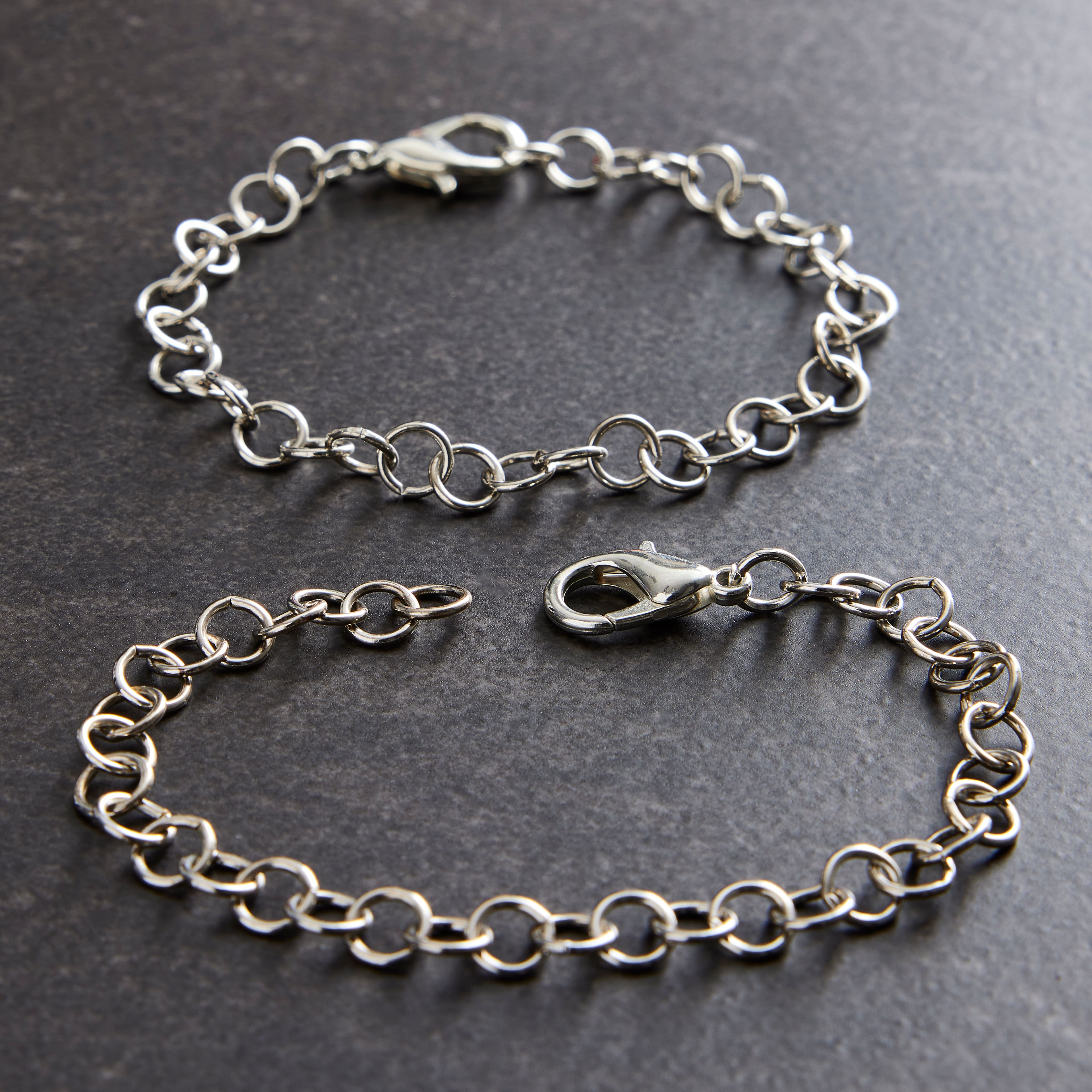 Silver Bracelet Chains by Creatology™, 2ct.