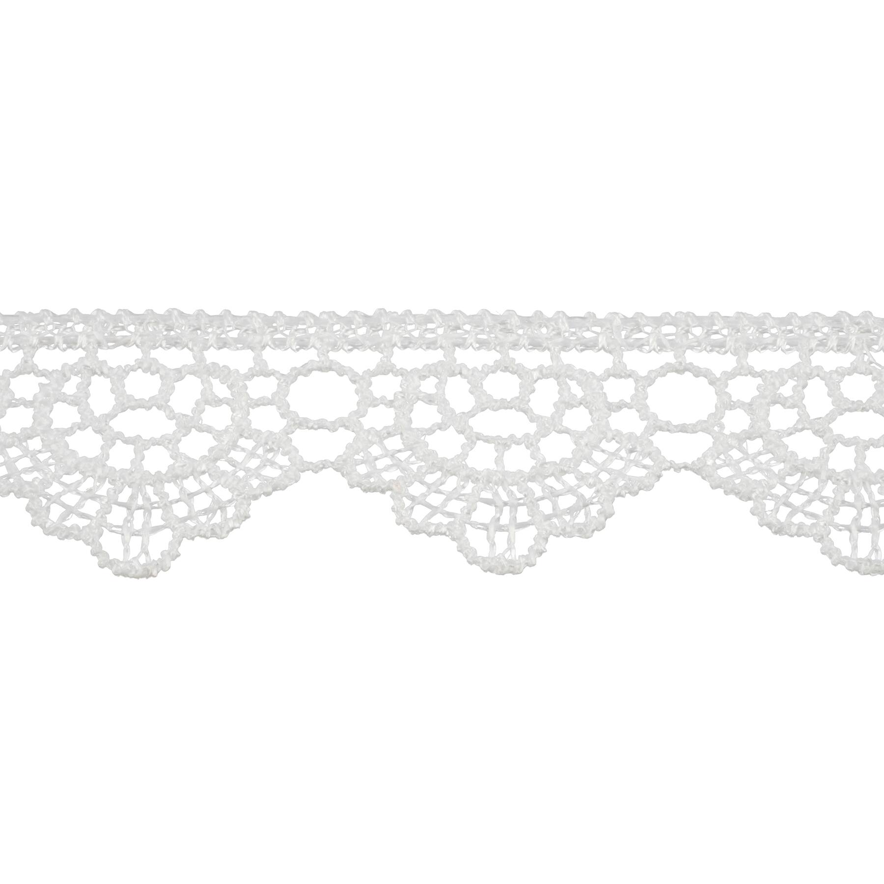 12 Pack: 7/8" x 2yd. Lace Scallop Ribbon by Celebrate It®