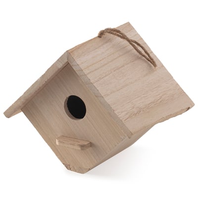 Hanging Wood Birdhouse by ArtMinds® image