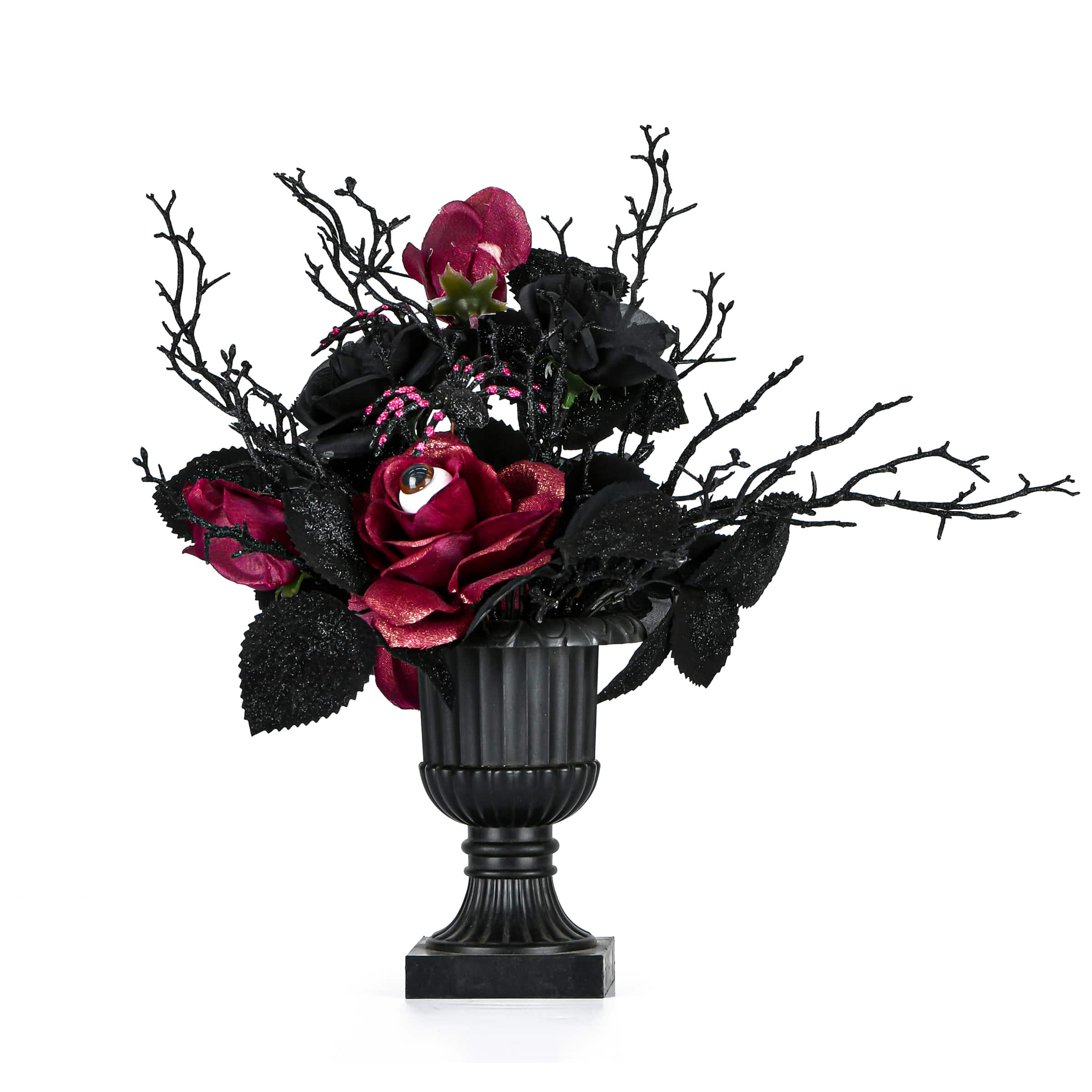 18&#x27;&#x27; Halloween Black Rose Plant