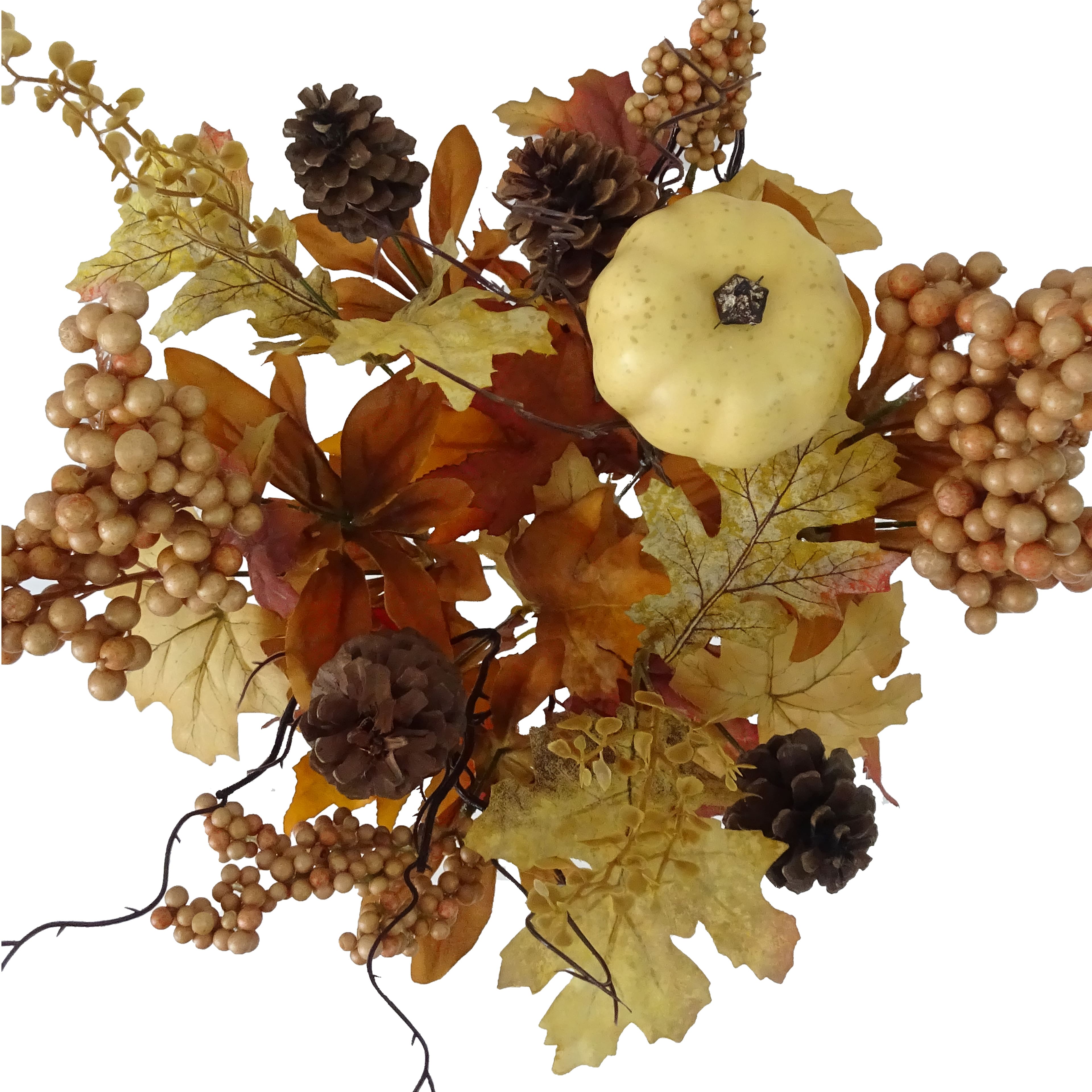 21&#x22; Cream Pumpkin &#x26; Berry Deluxe Bush by Ashland&#xAE;