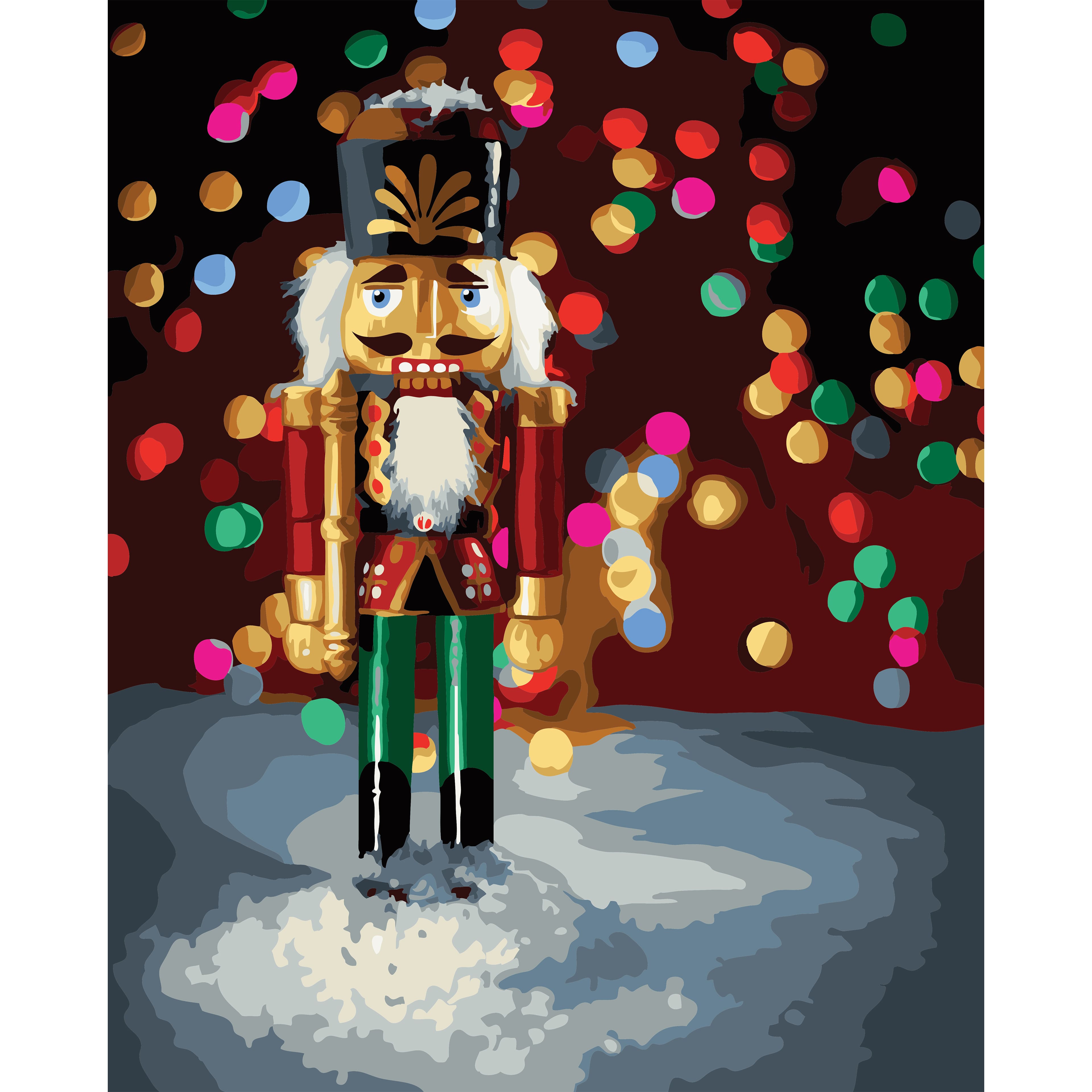 Nutcracker Christmas Paint by Number Kit by Artist&#x27;s Loft&#xAE;