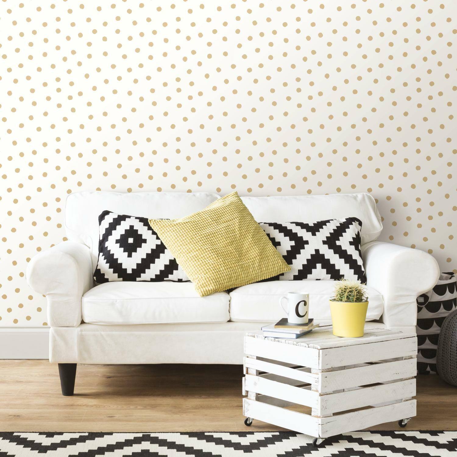 RoomMates Dot Peel &#x26; Stick Wallpaper