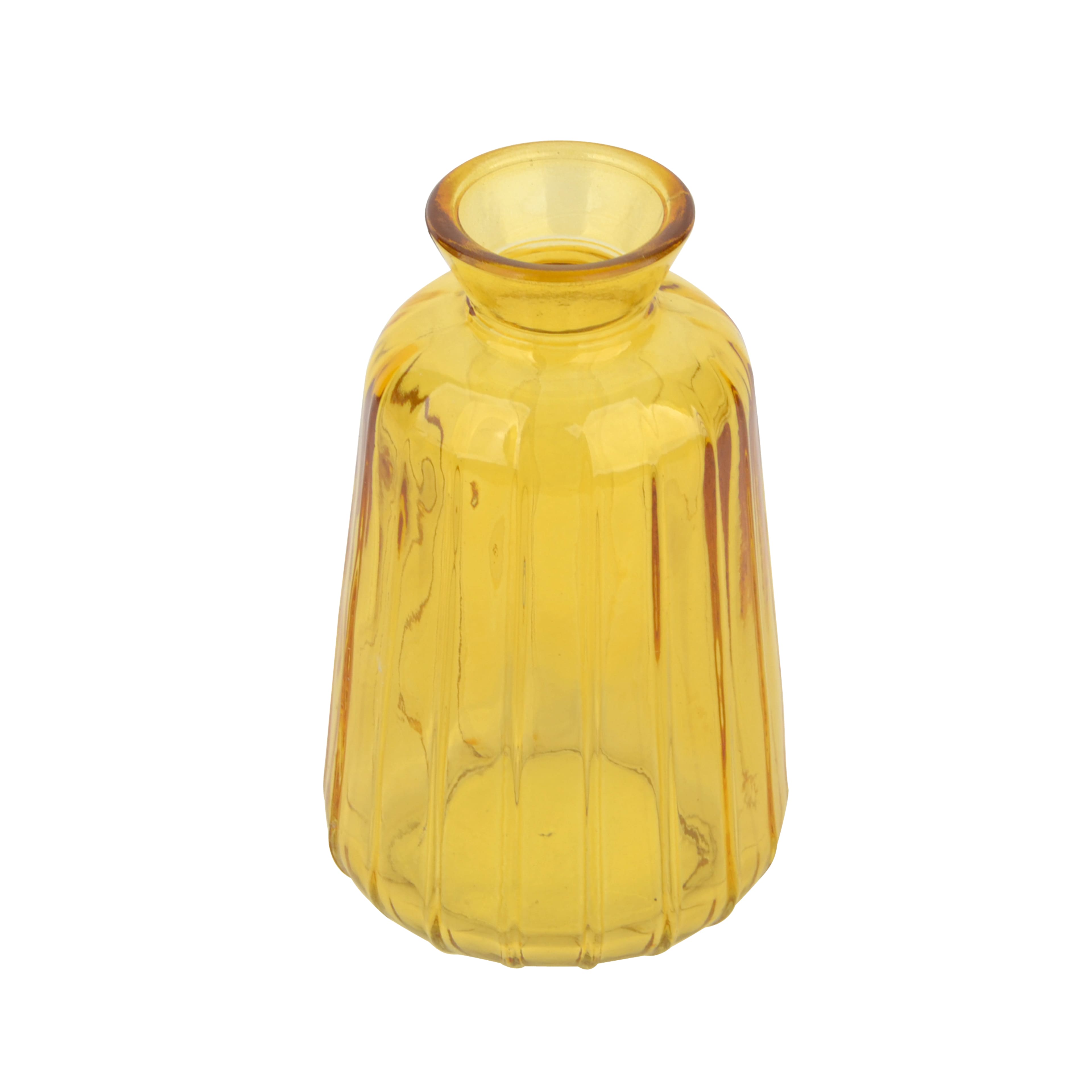 Assorted 4.25&#x22; Ribbed Glass Vase by Ashland&#xAE;