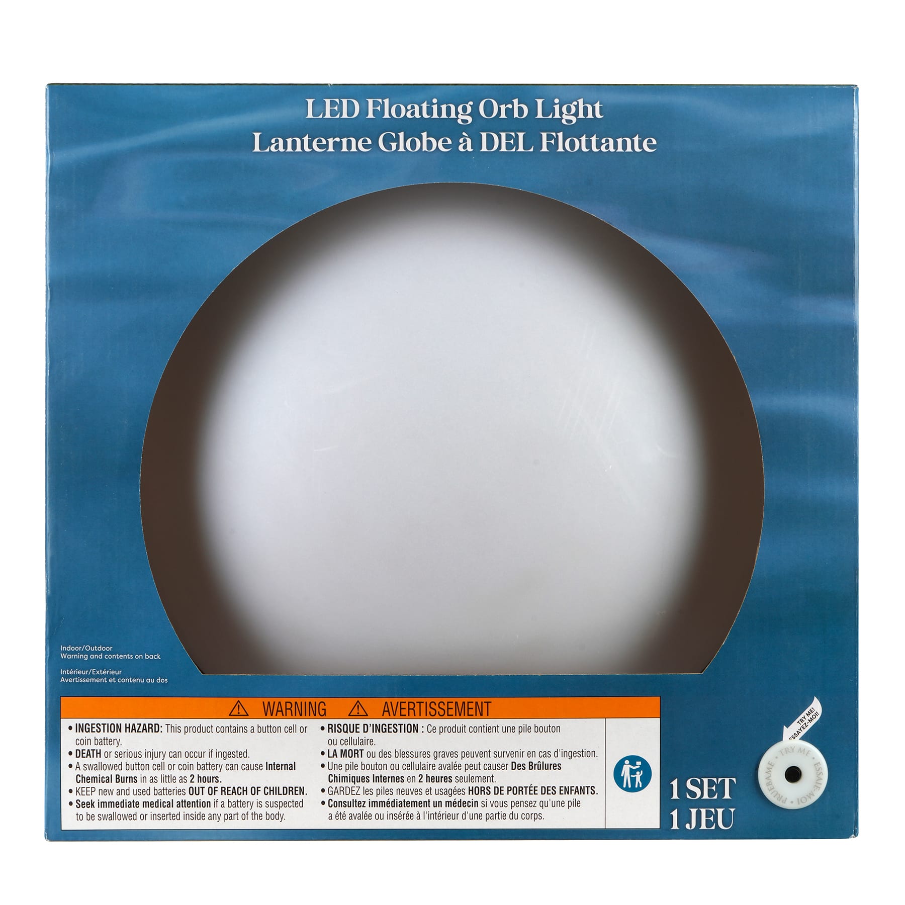 13.5&#x22; Color Changing LED Floating Orb Light by Ashland&#xAE;