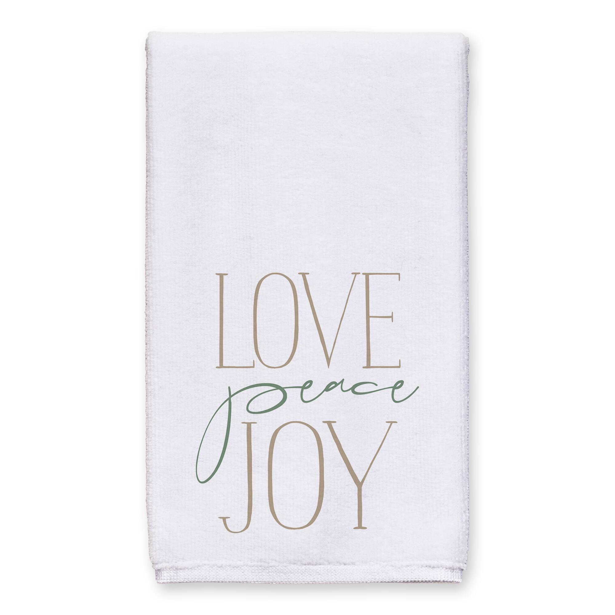 Love, Peace &#x26; Joy Tea Towel Set