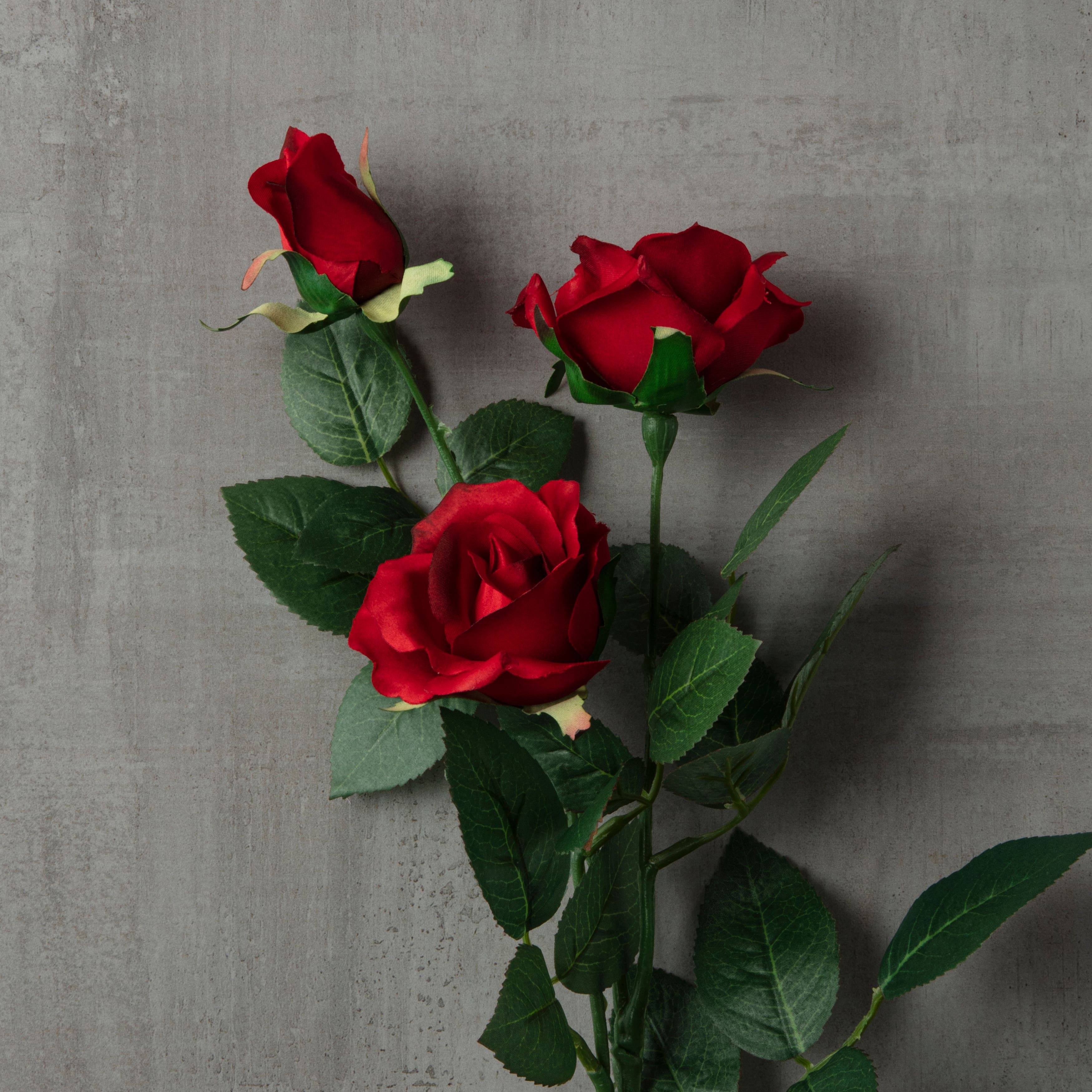 12 Pack: Dark Red Sweetheart Rose Spray by Ashland®