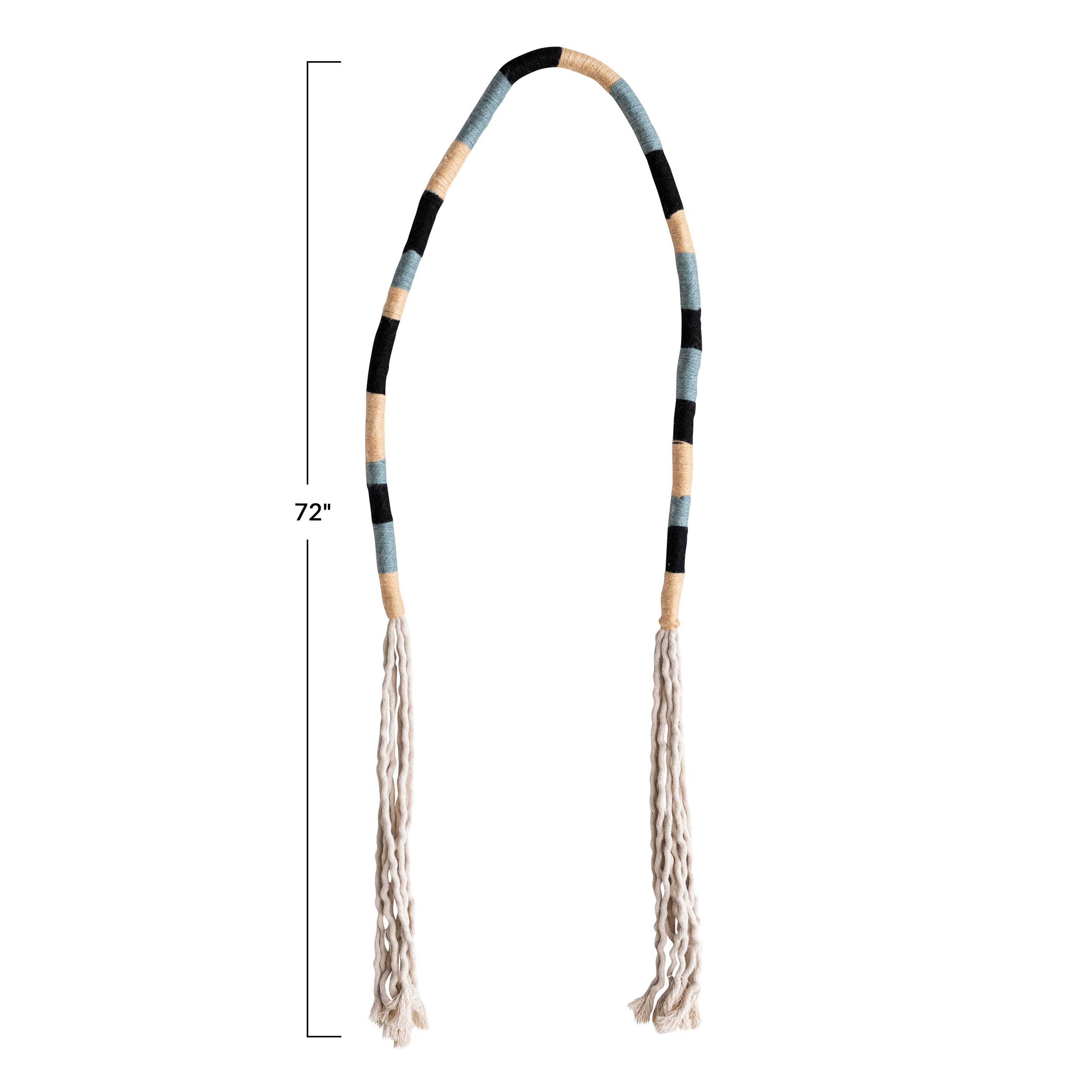 Hello Honey&#xAE; 6ft. Multicolor Cotton &#x26; Wool Garland with Tassels