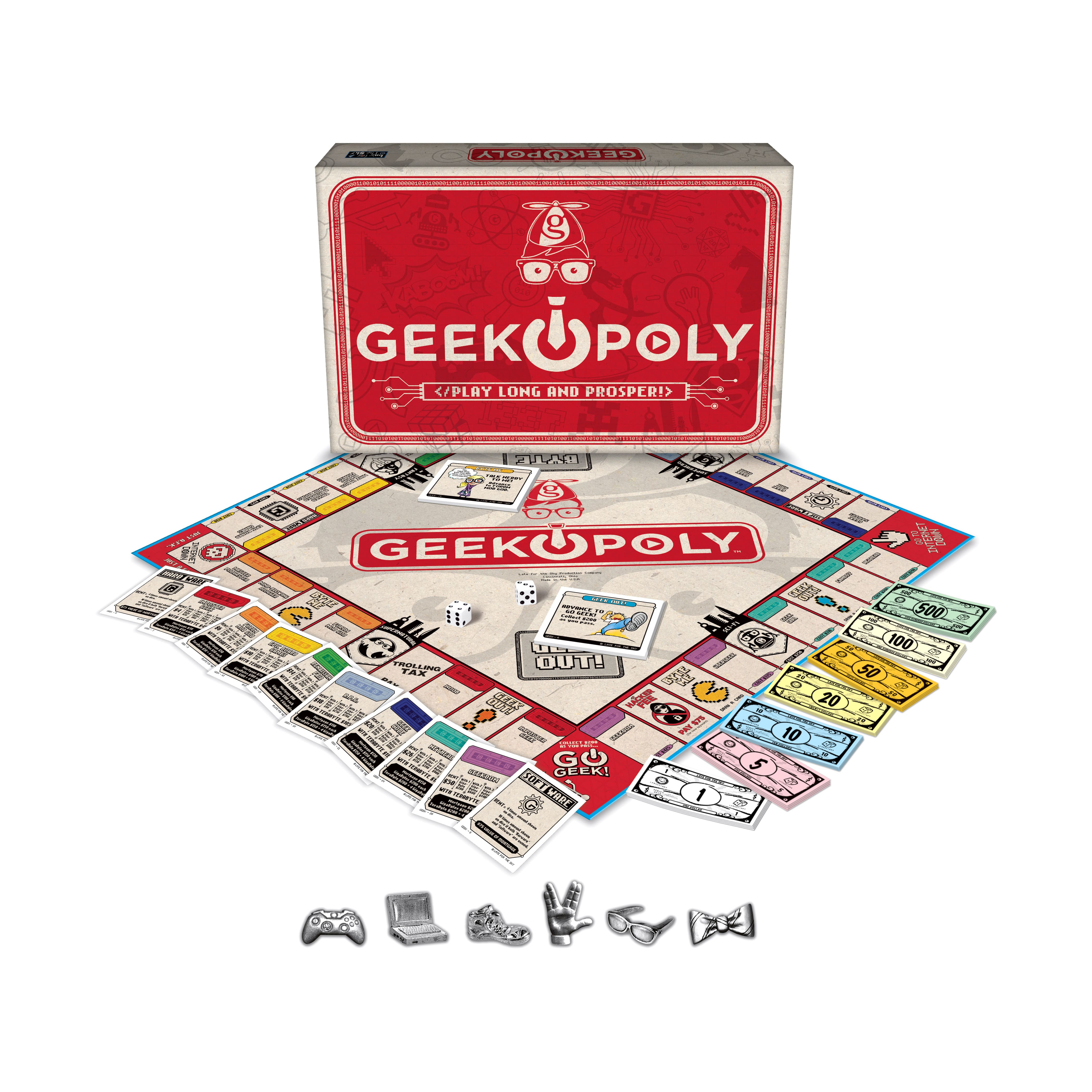 Geek-Opoly&#x2122; Board Game