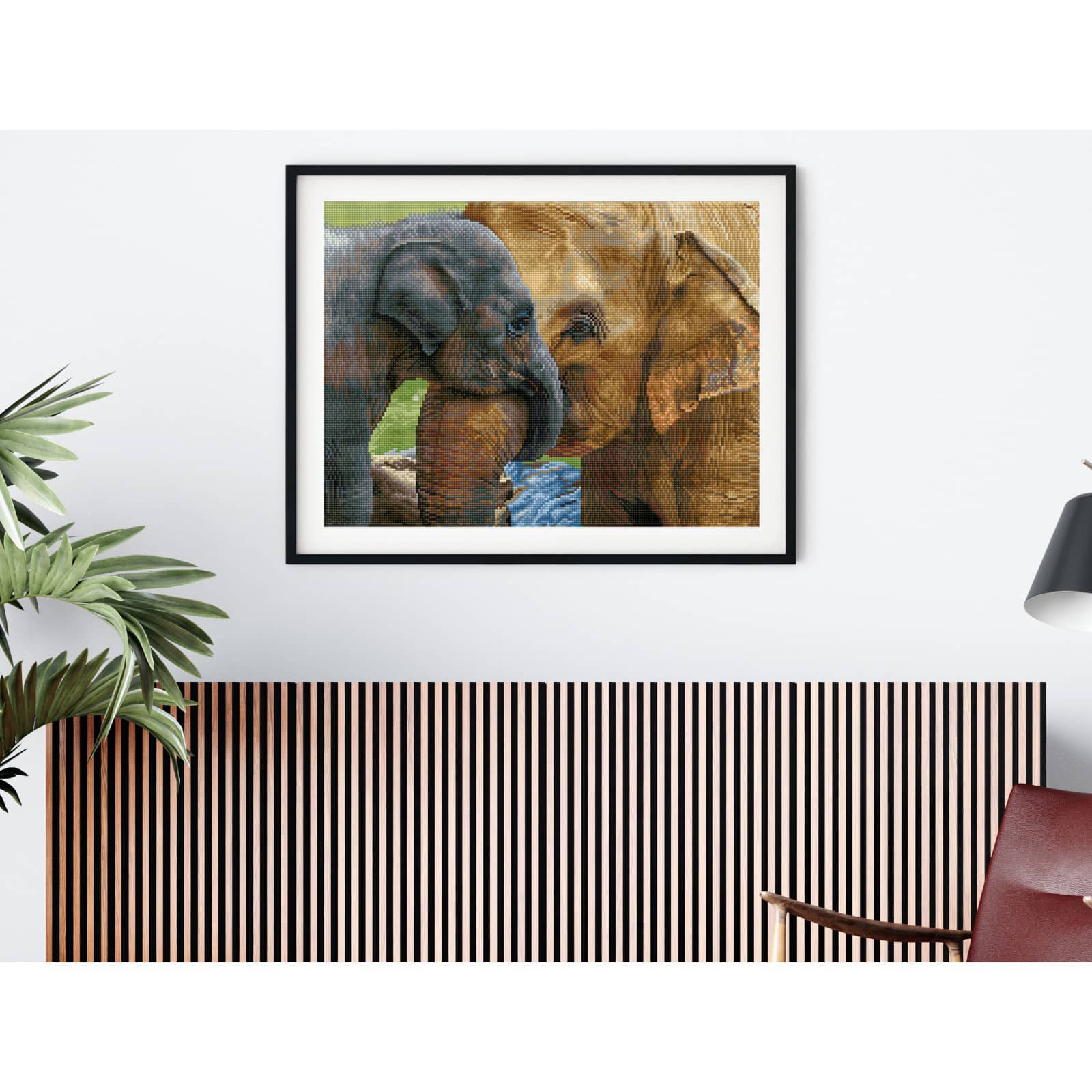 Diamond Dotz® Intermediate Baby's Comfort Pre-Framed Diamond Painting Kit