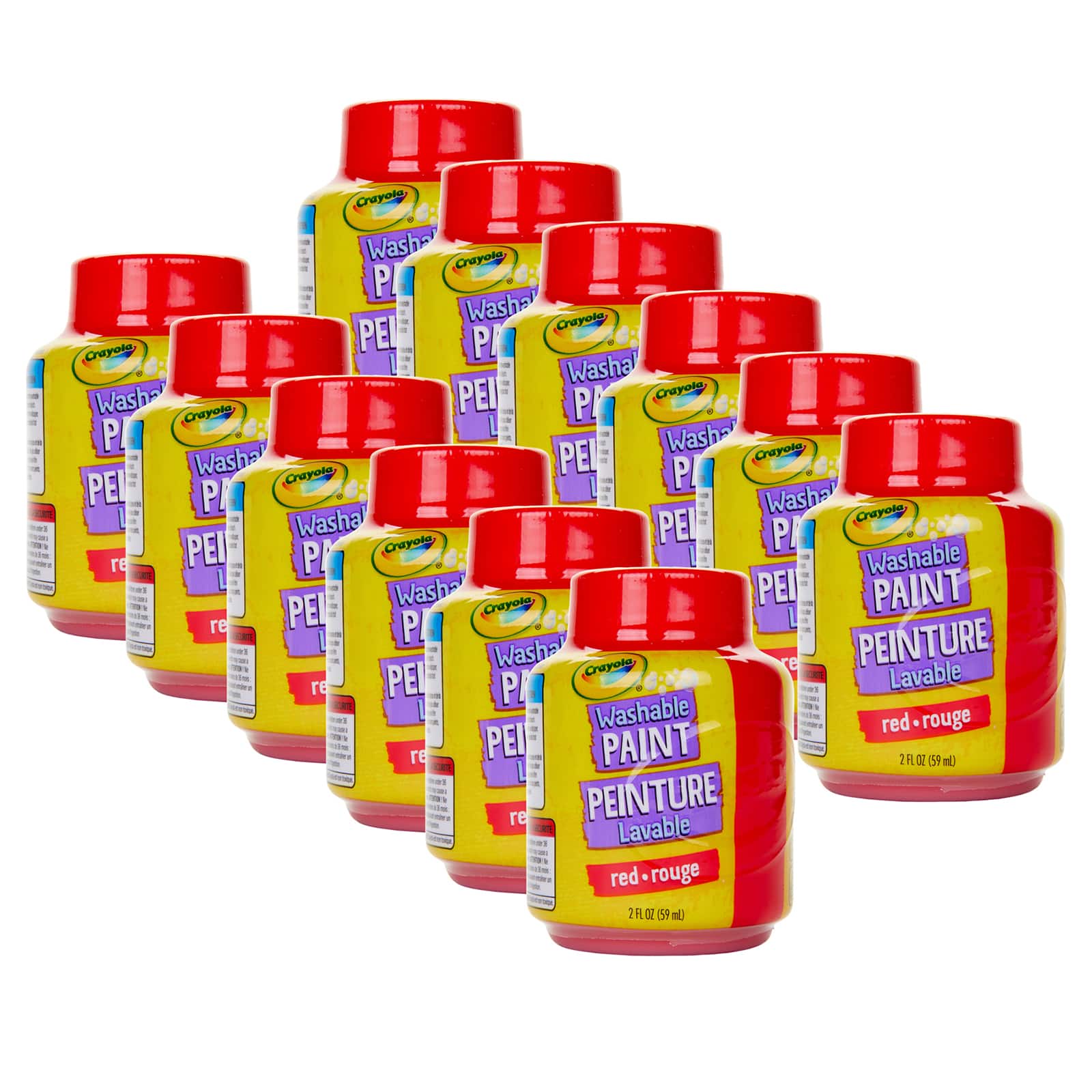 Crayola® 2oz. Red Washable Paints, 12ct.