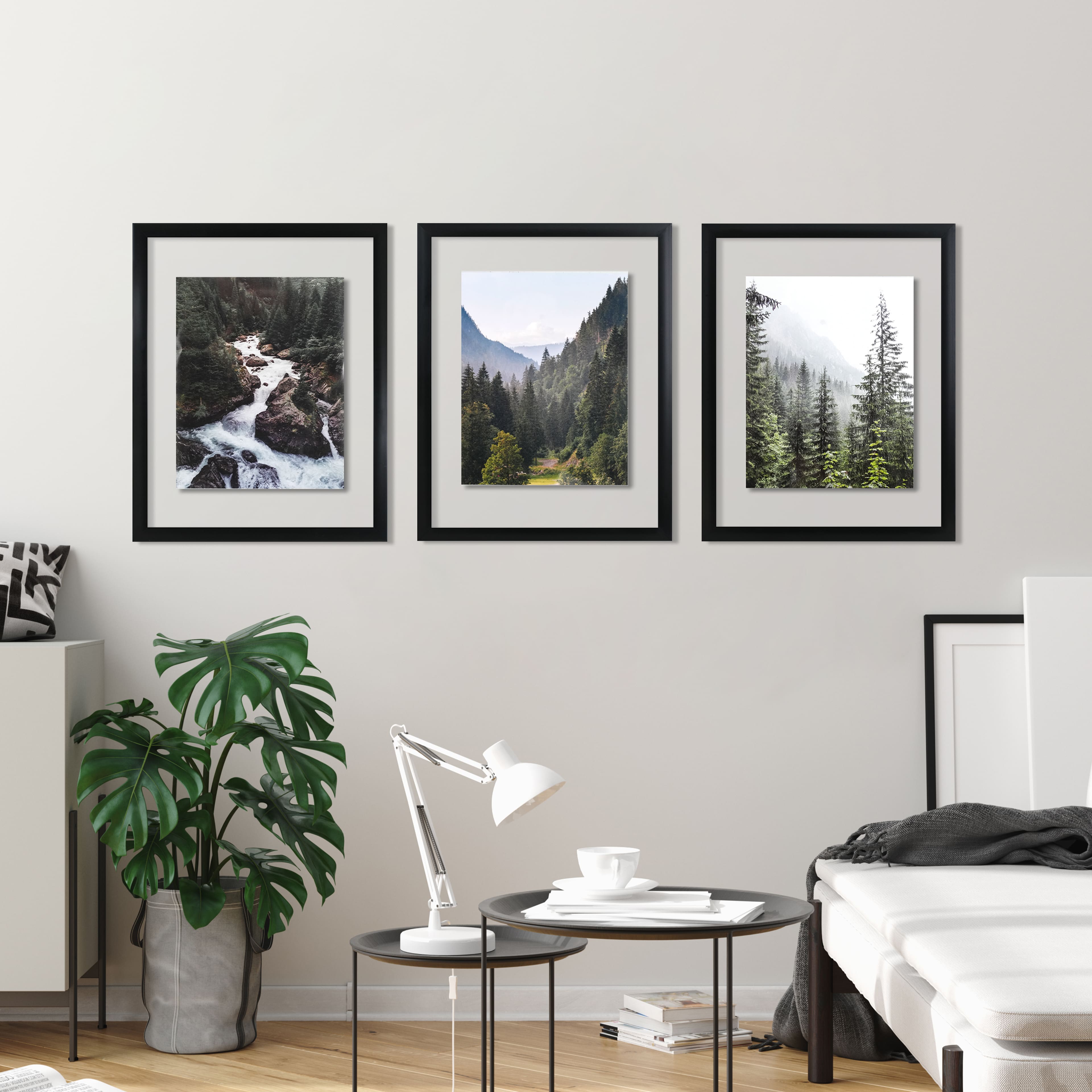 3 Pack Gallery&#x2122; 11&#x22; x 14&#x22; Black Float Frame by Studio D&#xE9;cor&#xAE;