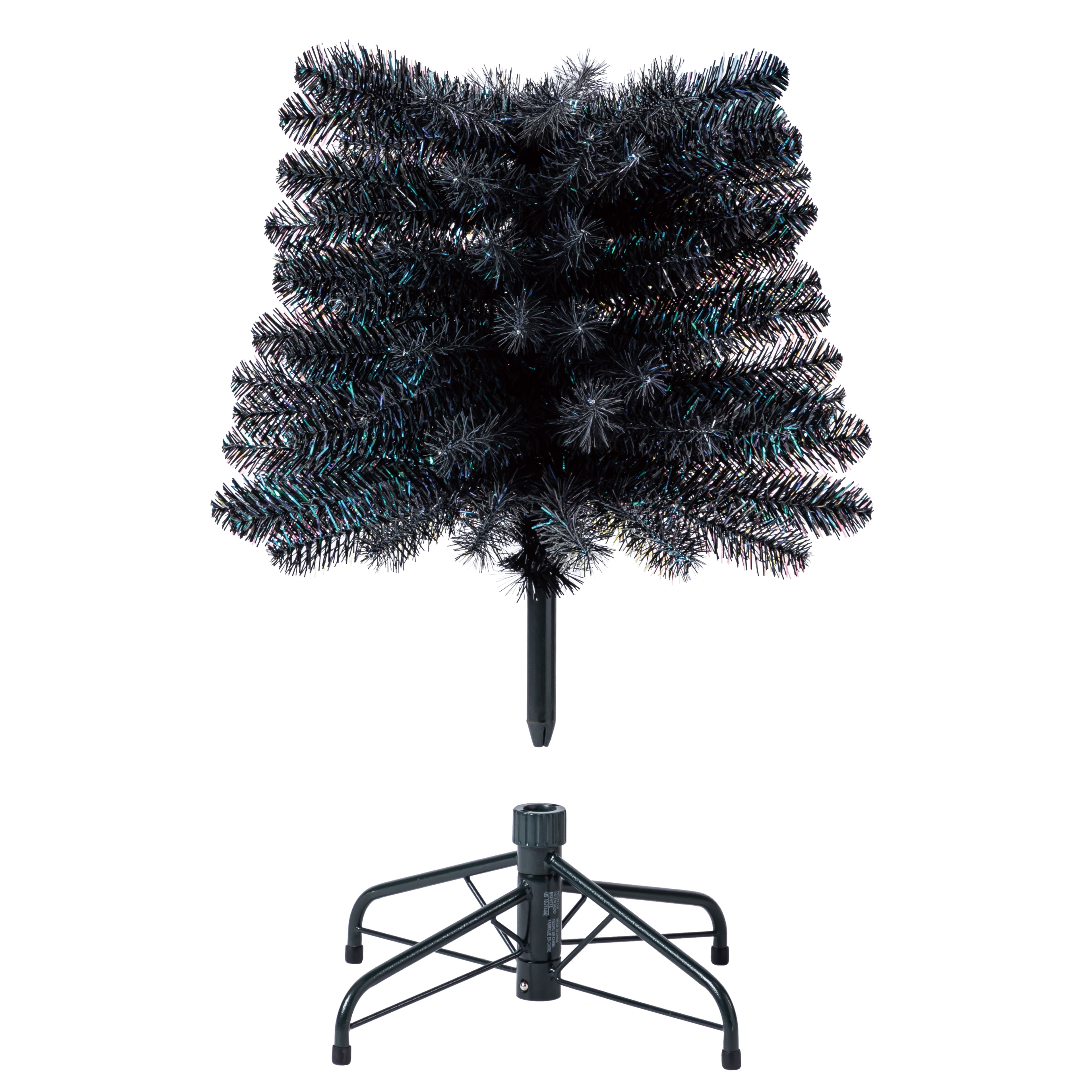 6ft. Unlit Black Sparkle Artificial Christmas Tree by Ashland&#xAE;