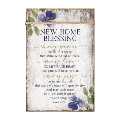 New Home Blessing Plaque with Easel and Wall Hanger | Michaels