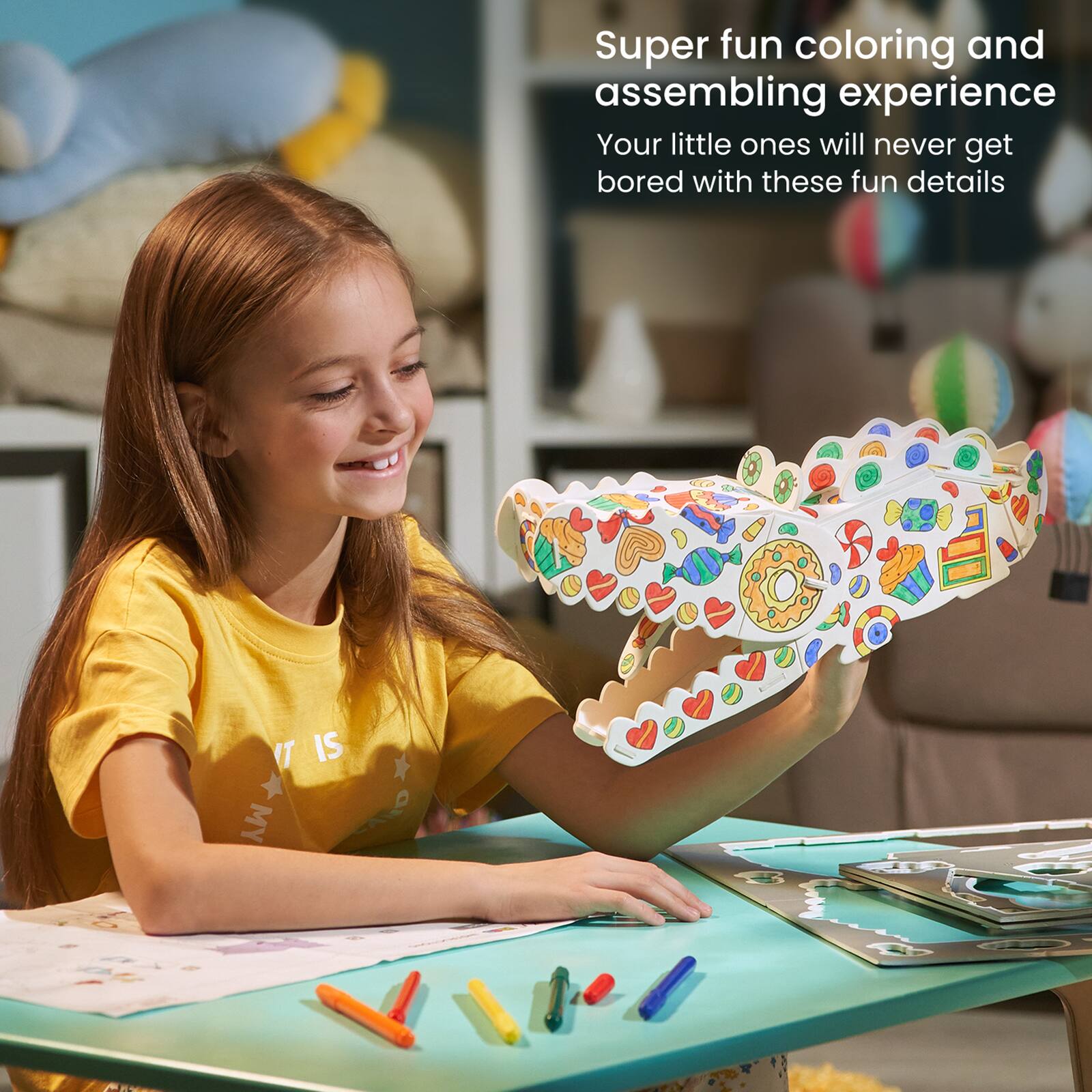 Arteza® Kids 3D Puzzle Alligator