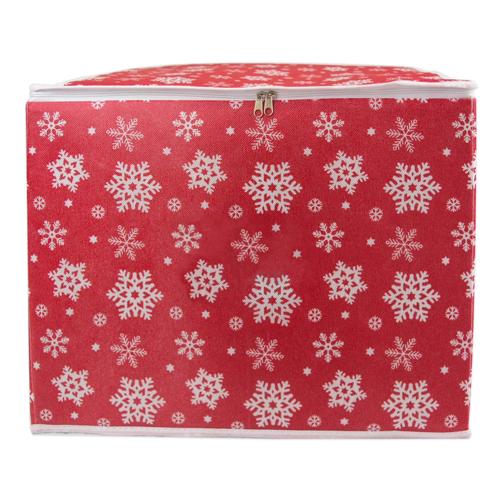 DII® Snowflake Print Large Ornament Storage