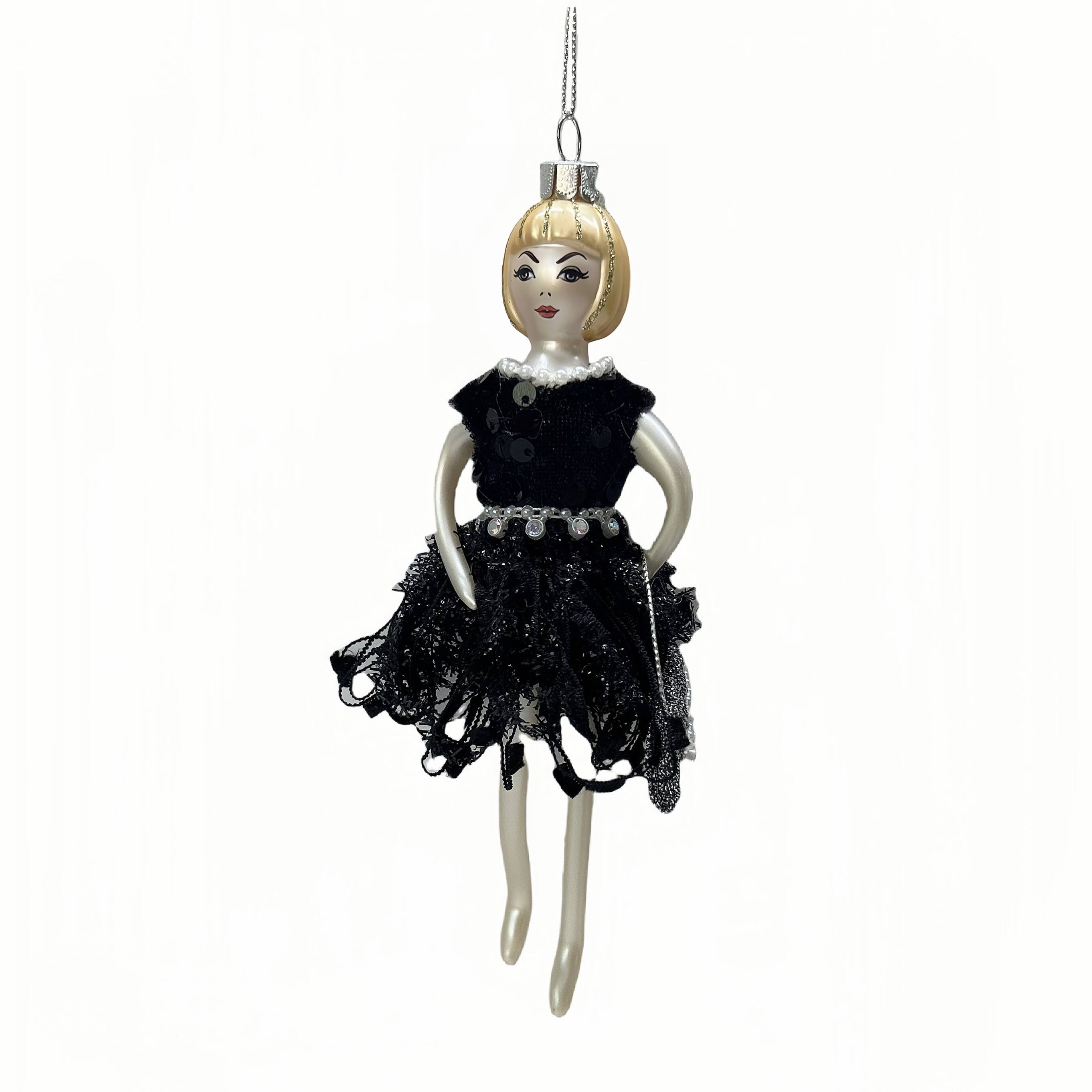 Assorted 7.25&#x22; Stylish Lady Glass Ornament by Ashland&#xAE;, 1pc.