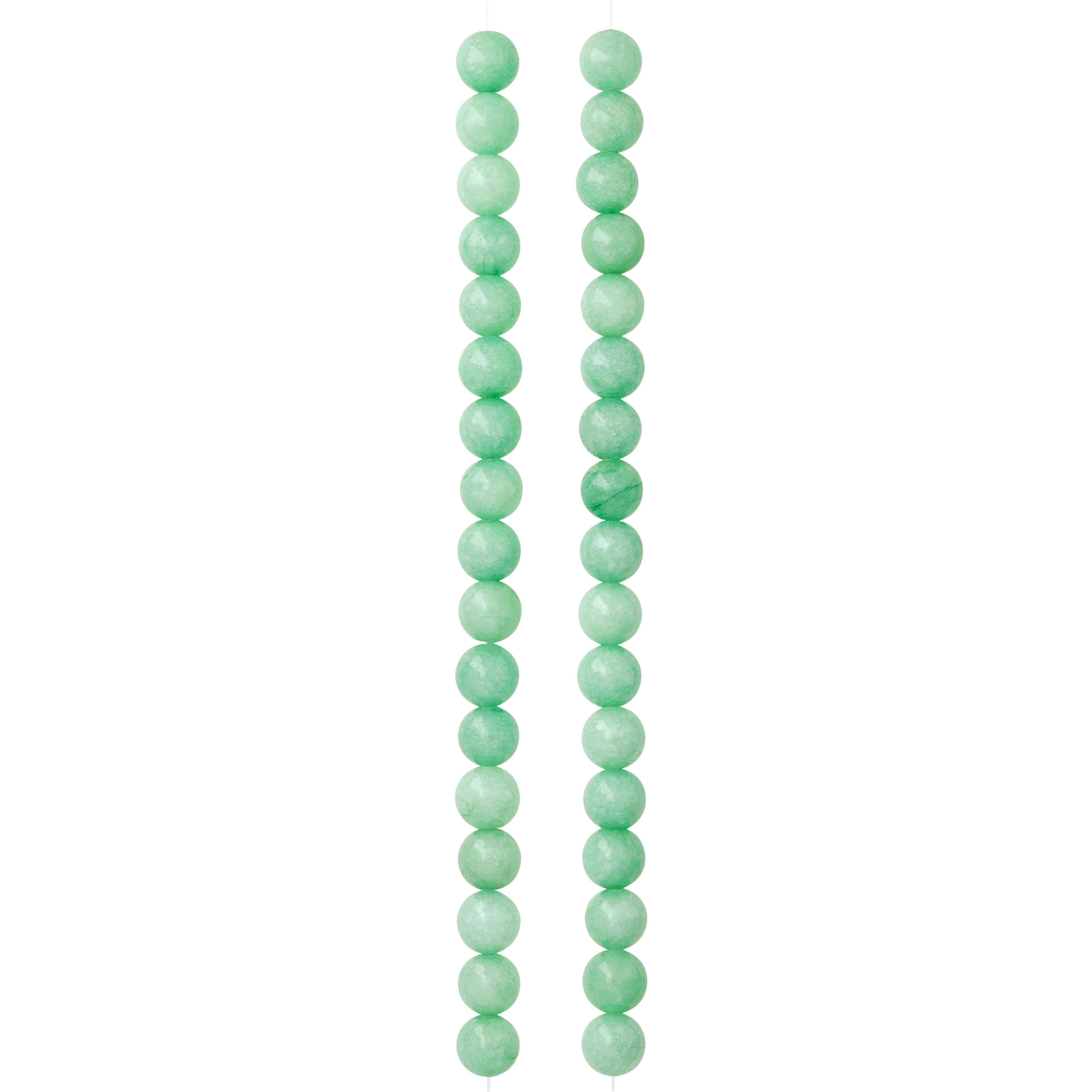 12 Pack: Mint Jade Round Beads, 8mm by Bead Landing&#x2122;