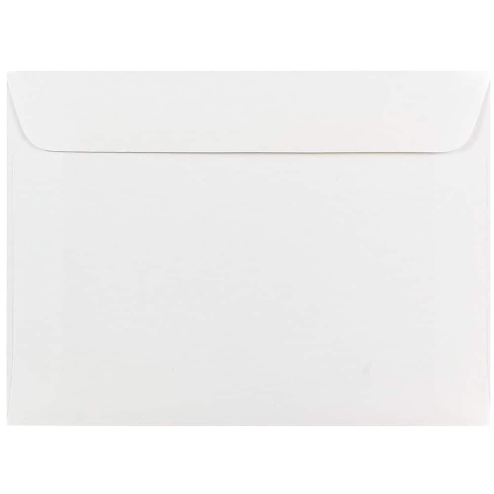 JAM Paper 5.5&#x22; x 7.5&#x22; White Booklet Envelopes