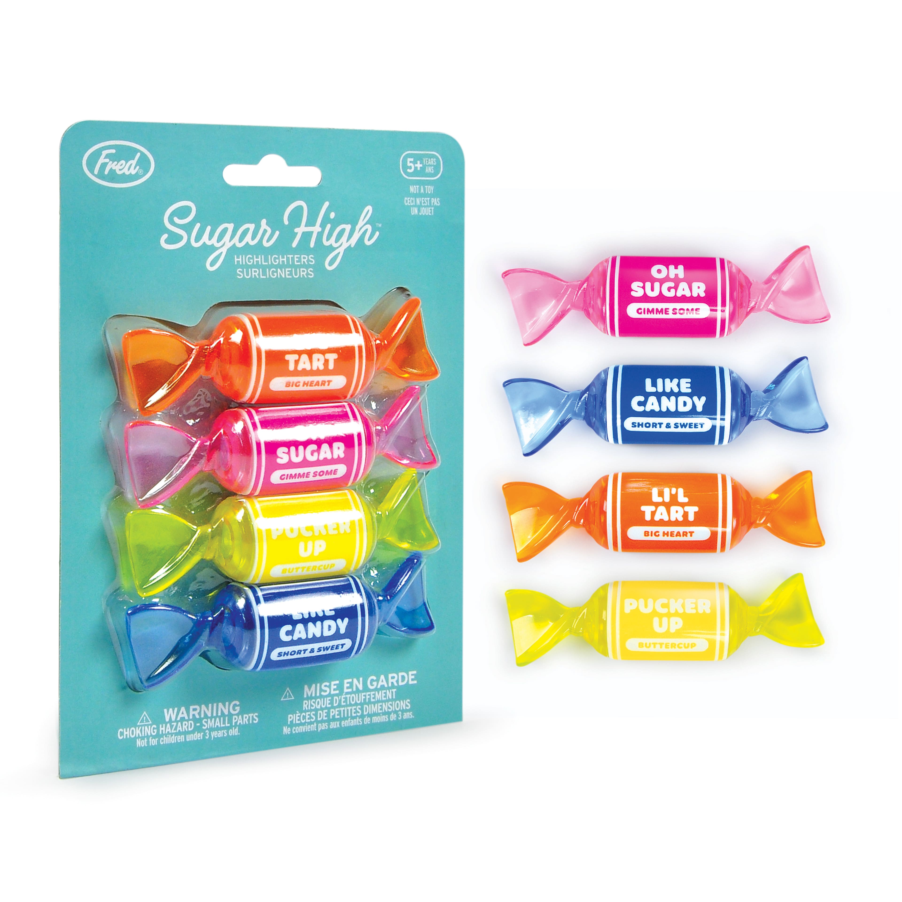 Fred® Sugar High™ Highlighters, 4ct.