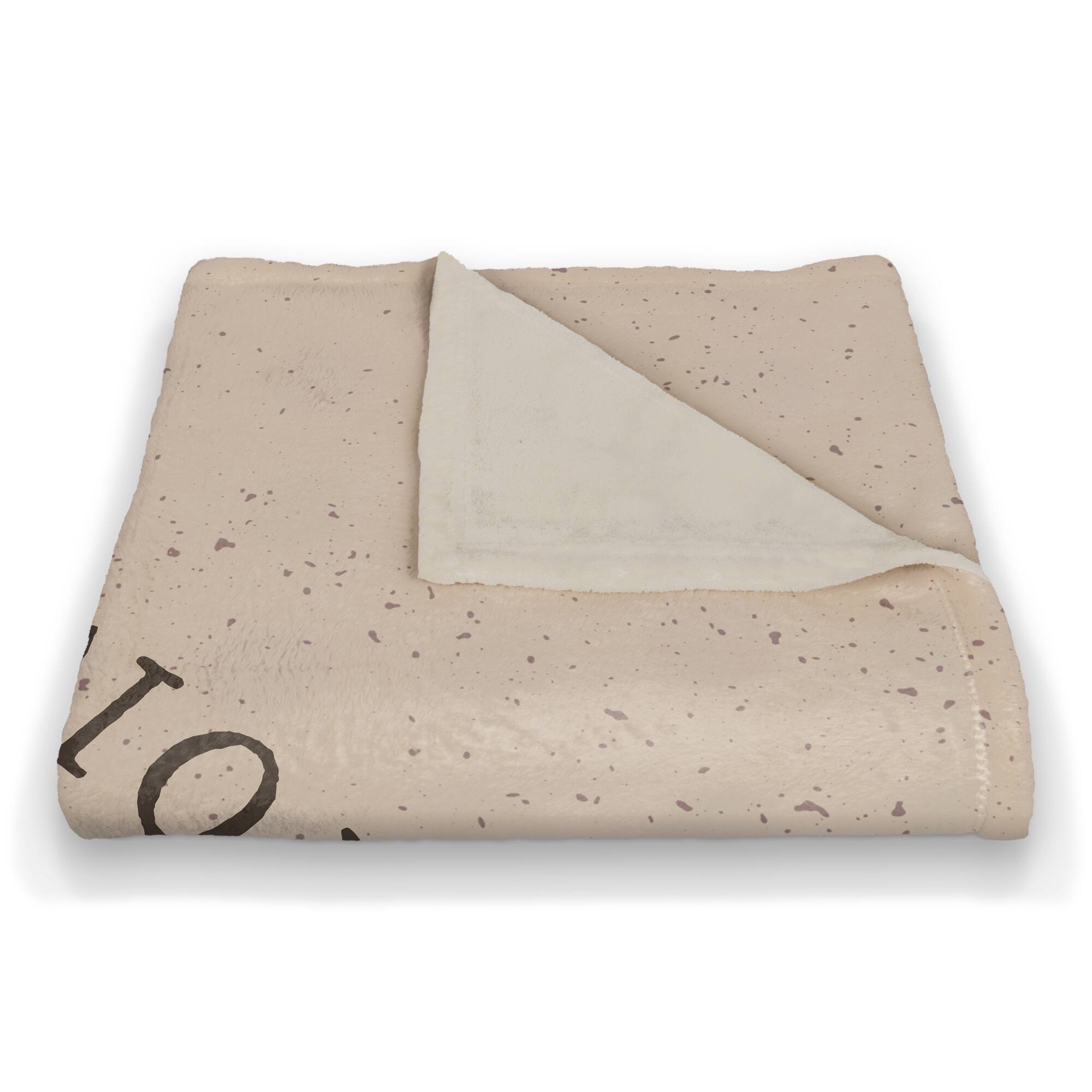 50" x 60" Floral Boutique Mod Sign Coral Fleece Blanket