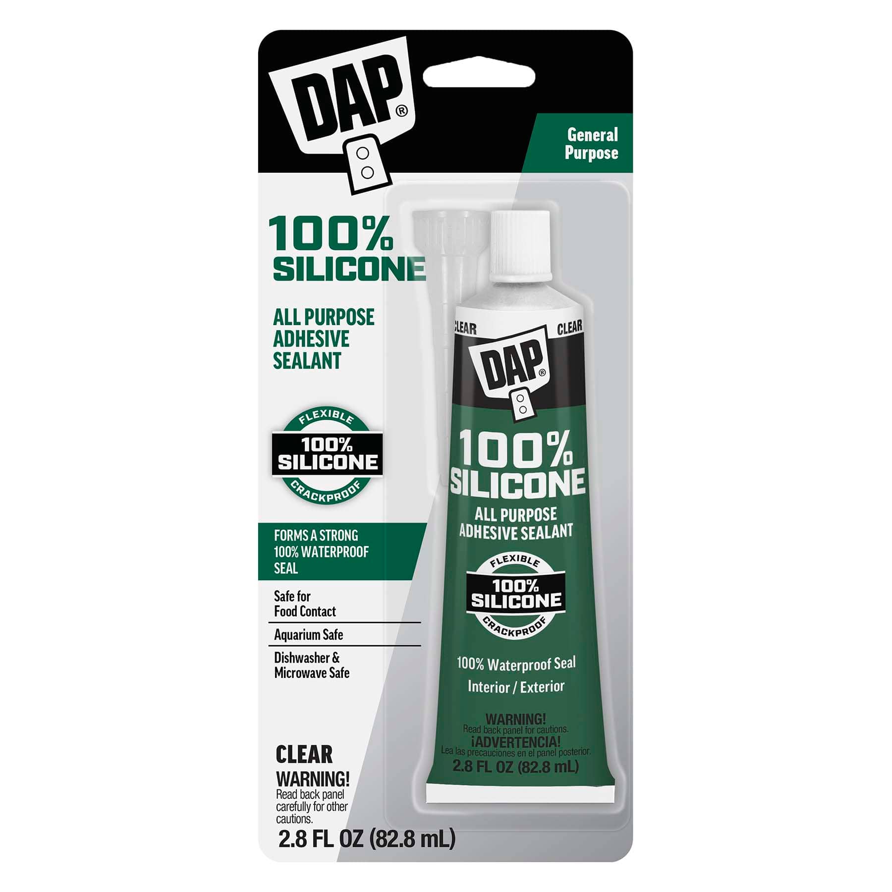 DAP&#xAE; 2.75oz. Silicone All-Purpose Adhesive Sealant
