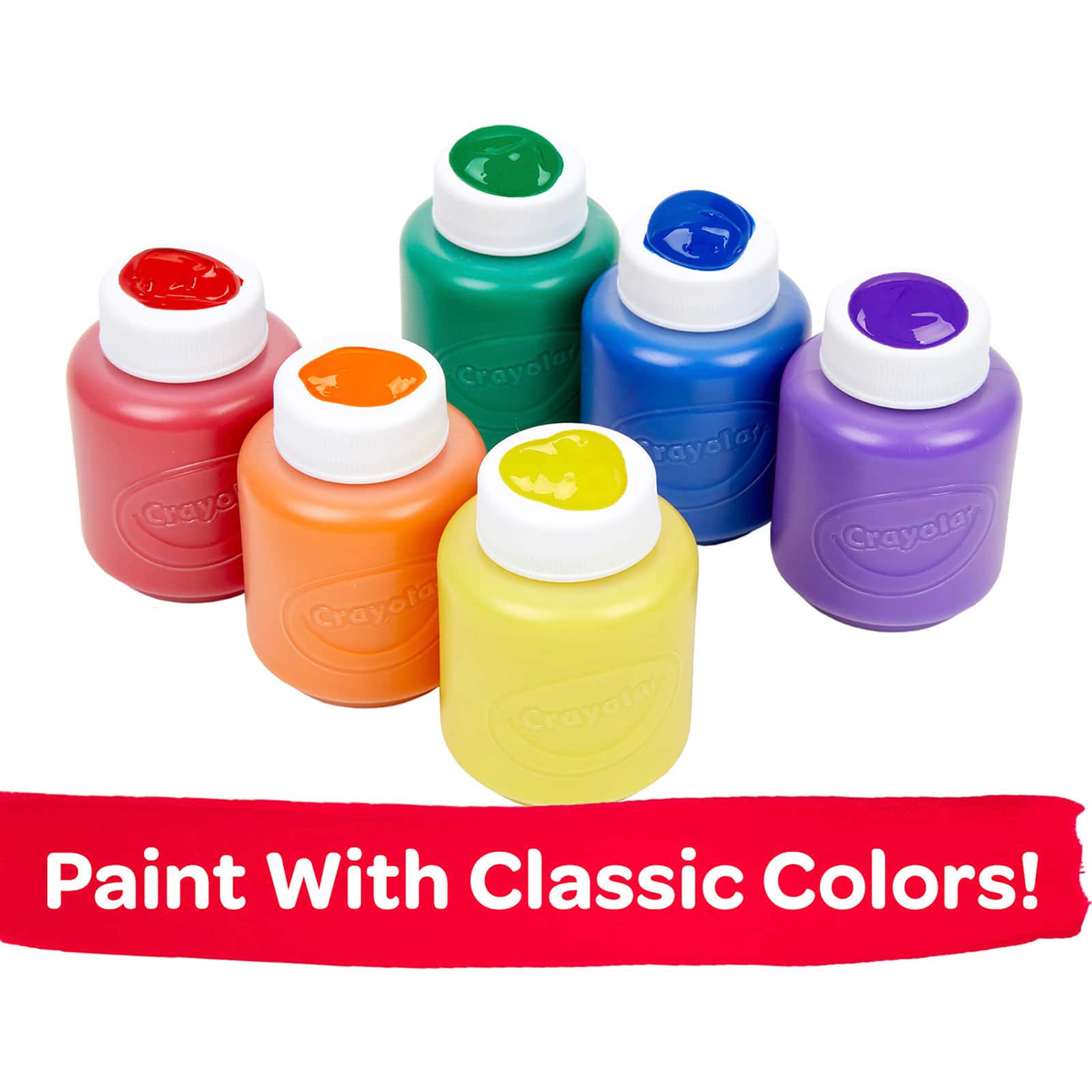 TeachersParadise - Crayola Washable Paint Sticks, 6 colors - BIN546207