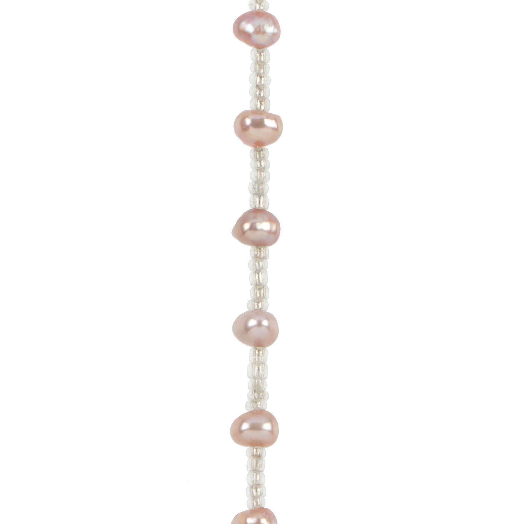 Light Gray Pearl Rondelle Seed Beads, 6mm by Bead Landing™