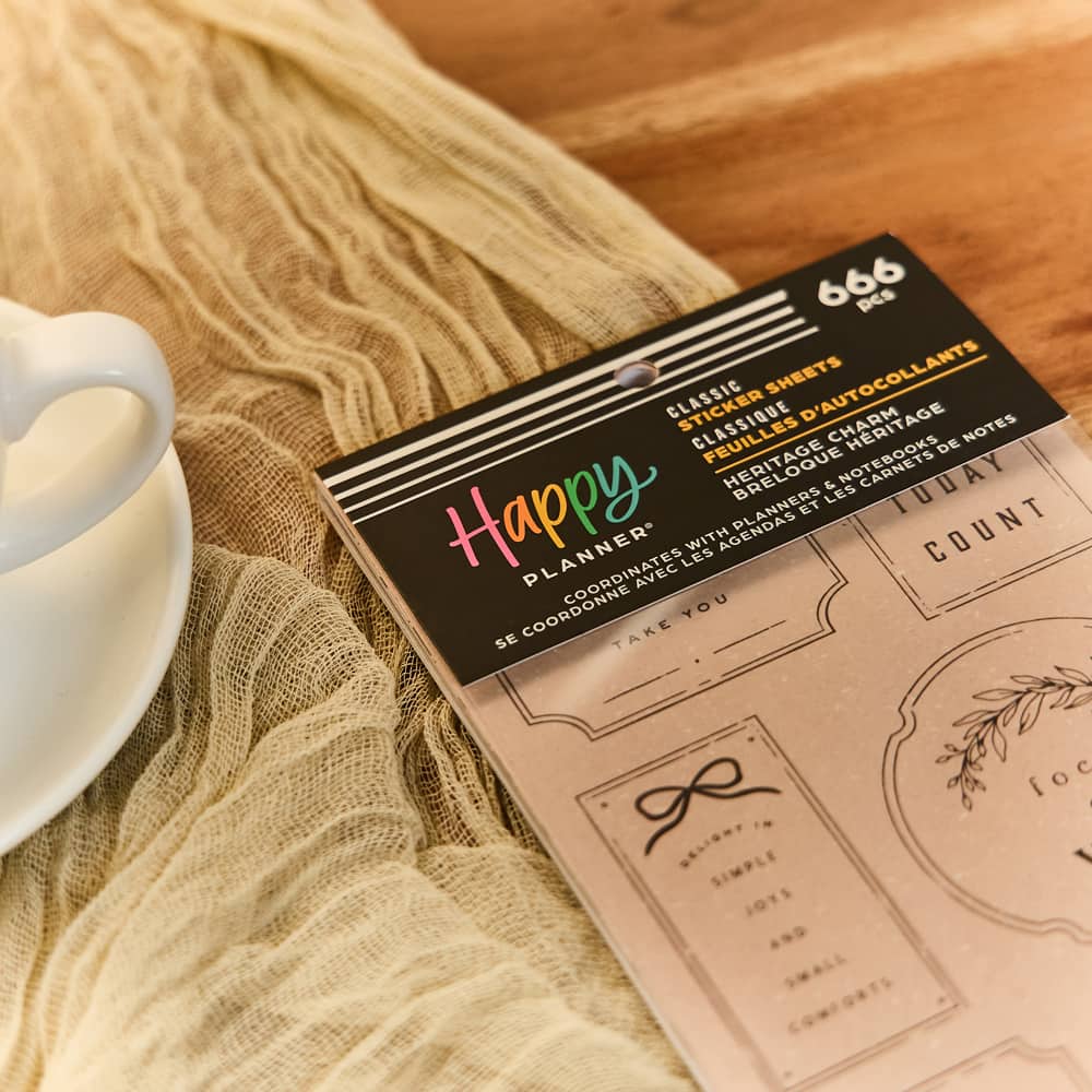 The Classic Happy Planner&#xAE; Heritage Charm Sticker Book