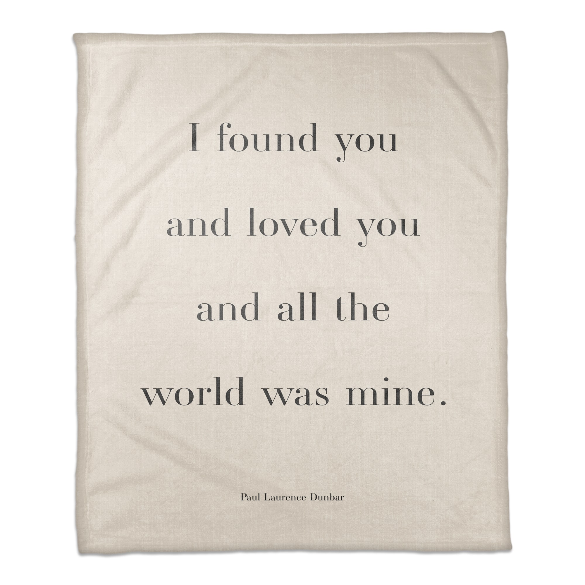 50" x 60" All the World Was Mine Coral Fleece Blanket