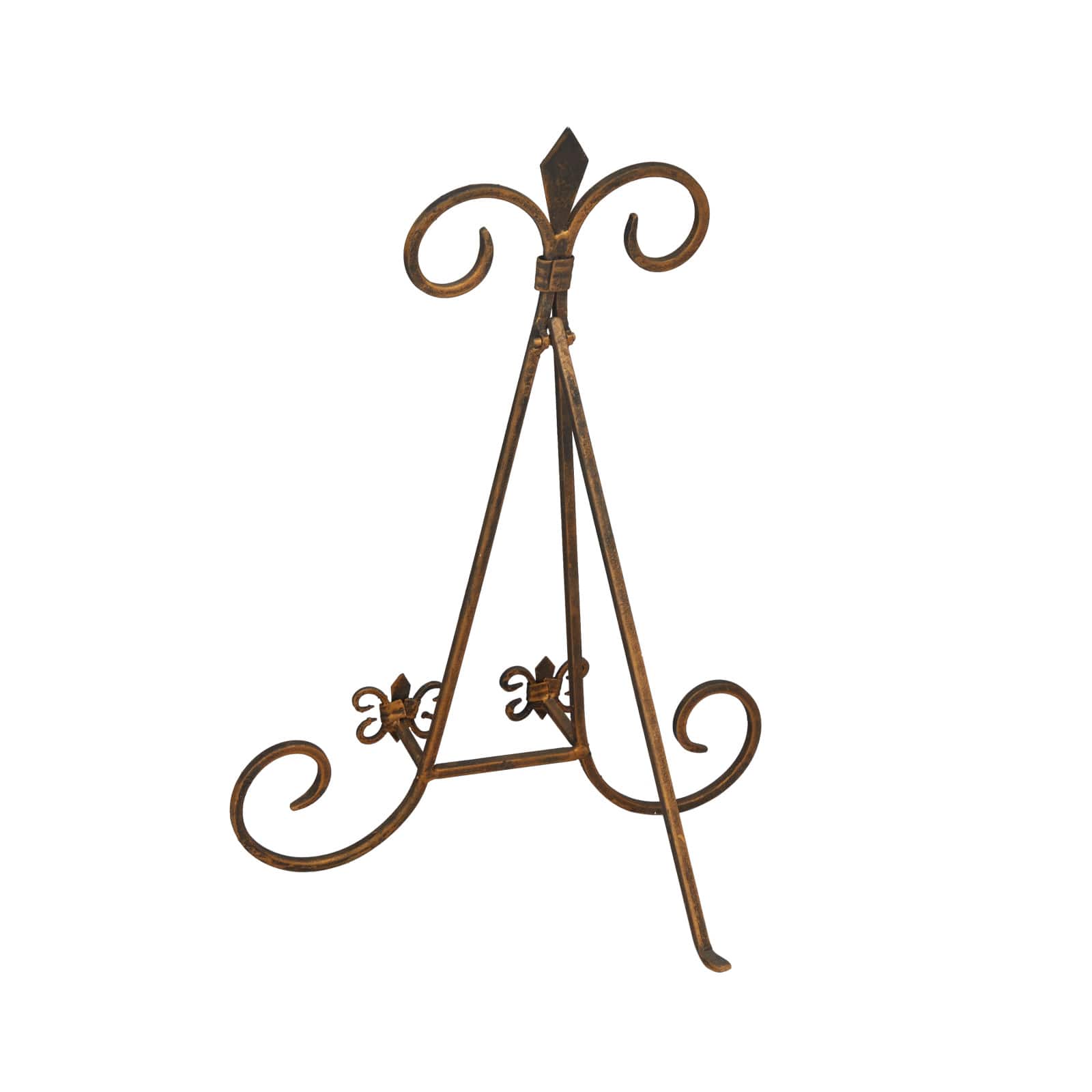 Gold Metal Traditional Easel, 12" x 11" x 15"