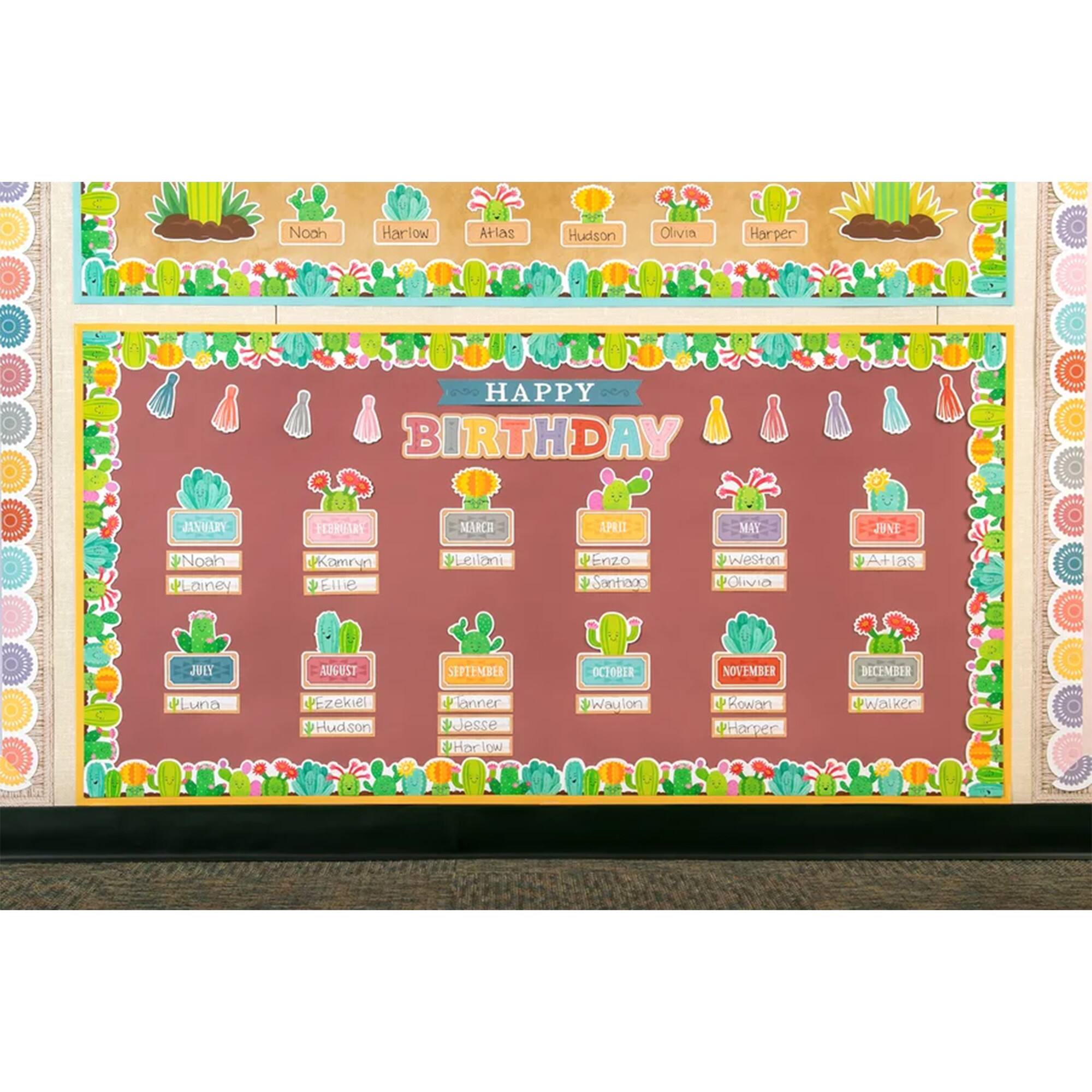 Teacher Created Resources® Happy Cactus Crew Happy Birthday Mini Board Set