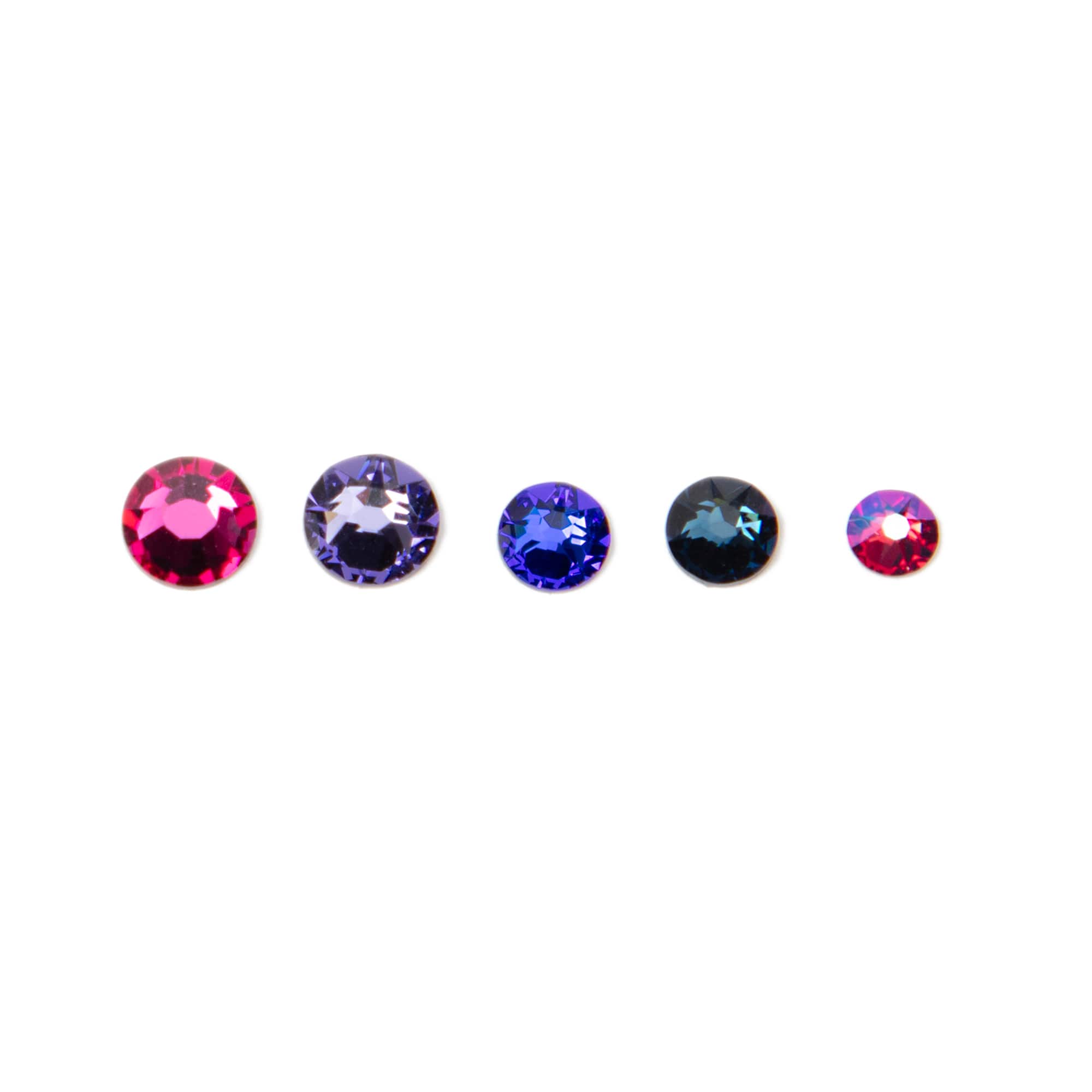 Round Flatback Austrian Crystals Mix by Bead Landing&#x2122;, 60ct.