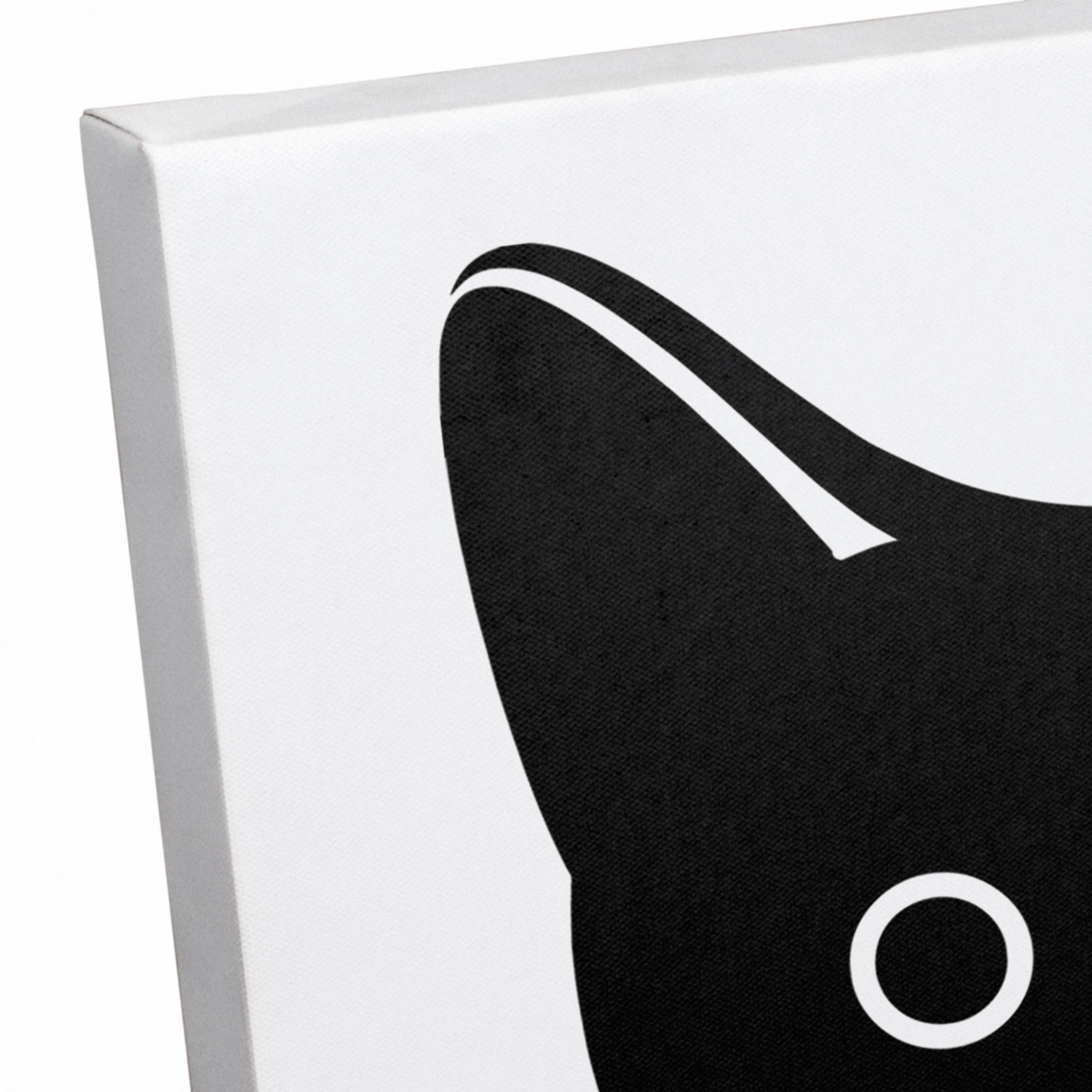 Feed Me Cat Canvas Wall Art