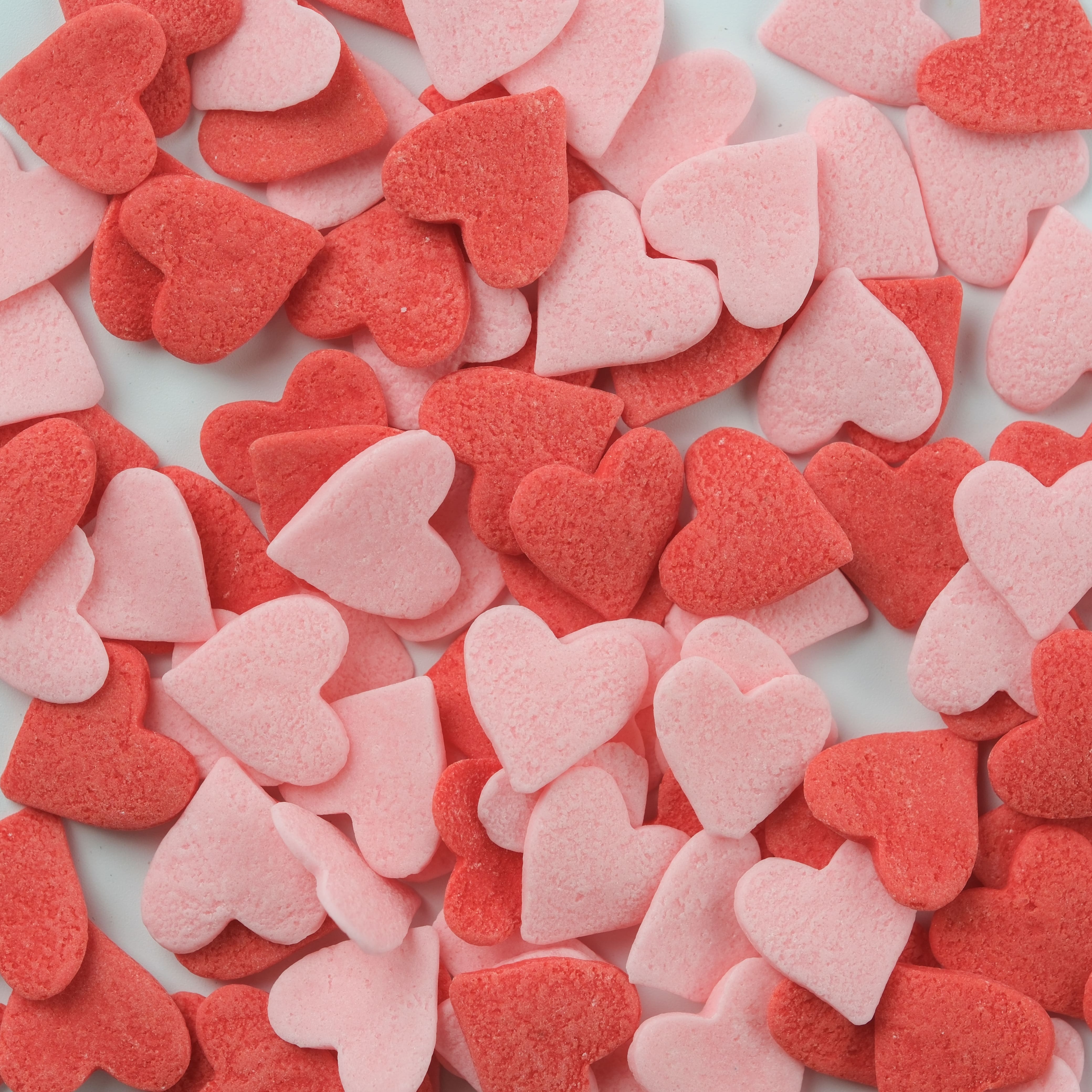 PME Cake Sweet Street&#xAE; Red &#x26; Pink Heart Sprinkles