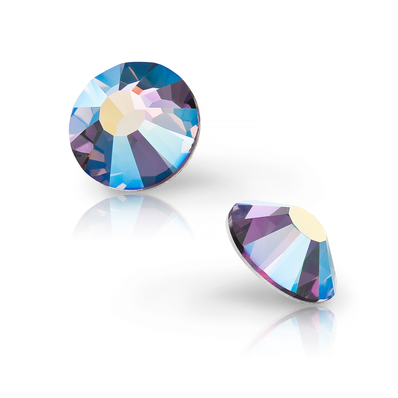 Preciosa MAXIMA SS20 Aurora Borealis Flatback Czech Crystals, 144ct.